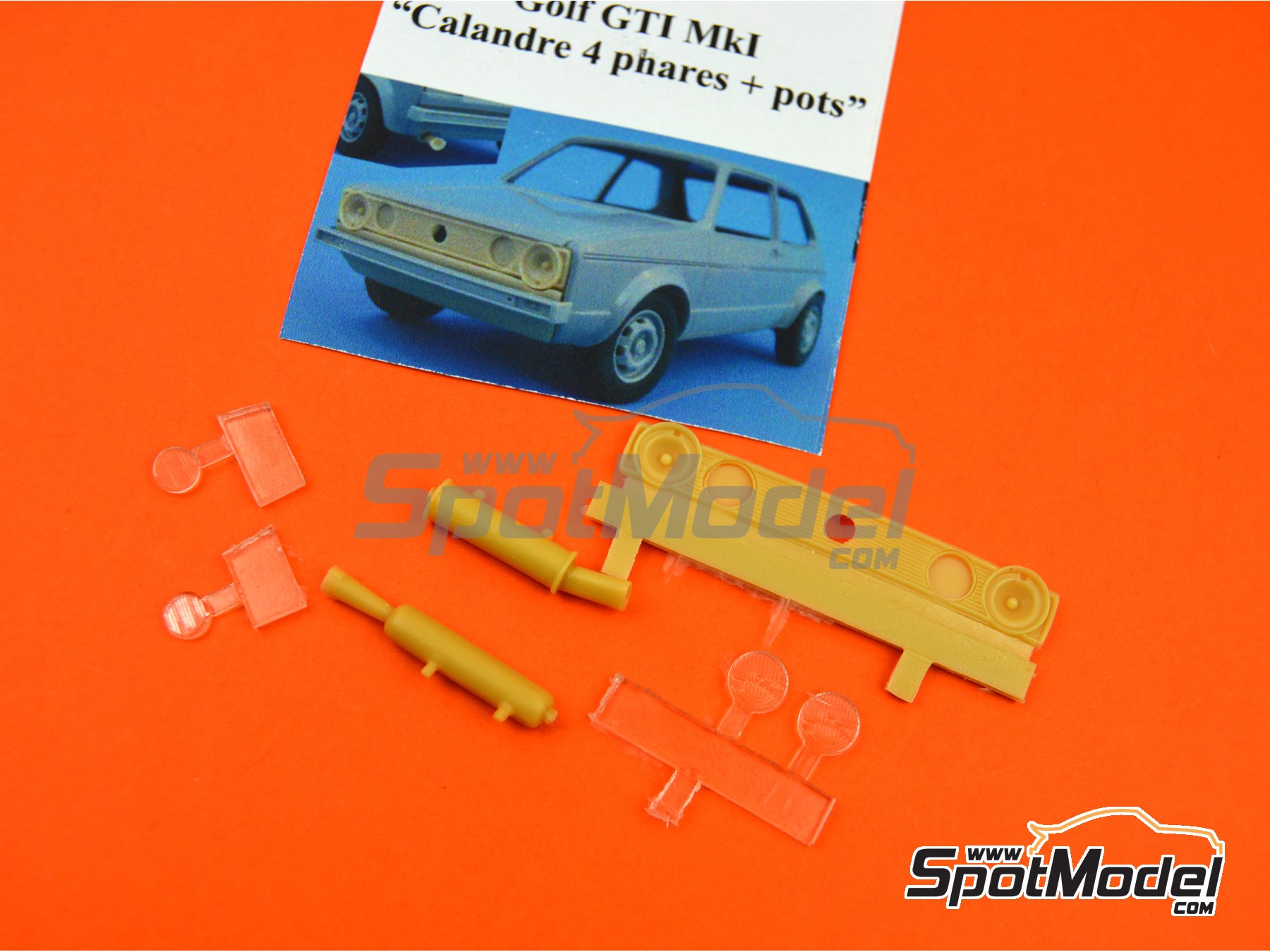 Image 1: Volkswagen Golf Mk I GTI | Transkit en escala&nbsp;1/24 fabricado por Renaissance Models (ref.&nbsp;TK24-411, tambien TK24/411)