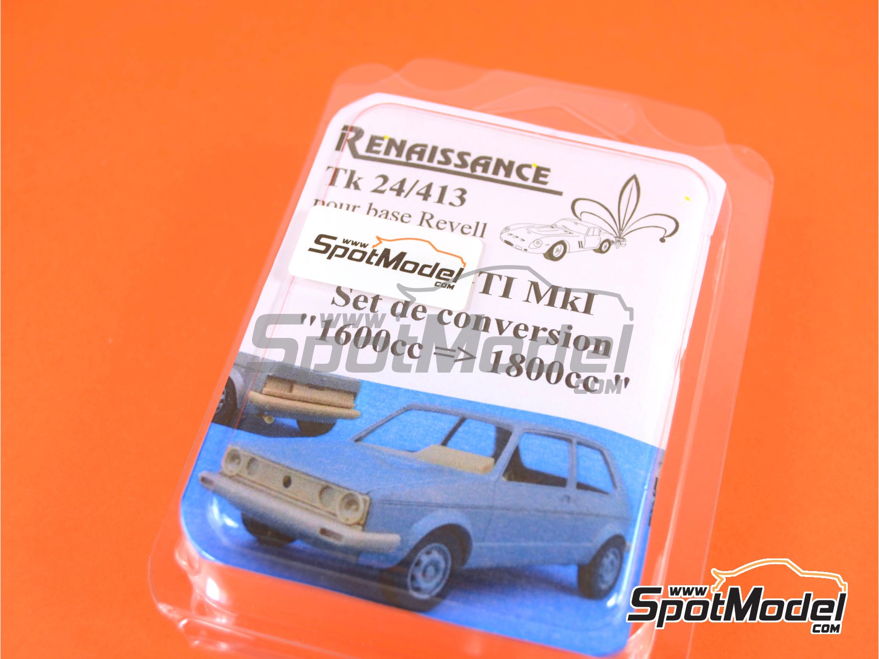 Image 9: Volkswagen Golf Mk I GTI | Transkit en escala&nbsp;1/24 fabricado por Renaissance Models (ref.&nbsp;TK24-413, tambien TK24/413)