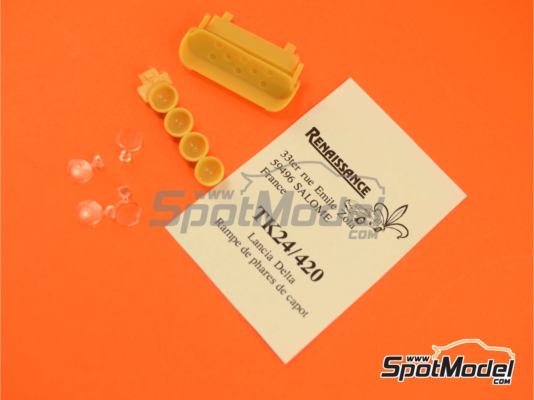 Image 6: Lancia Super Delta Deltona HF | Rampa de luces en escala 1/24 fabricado por Renaissance Models (ref. TK24-420, tambien TK24/420)