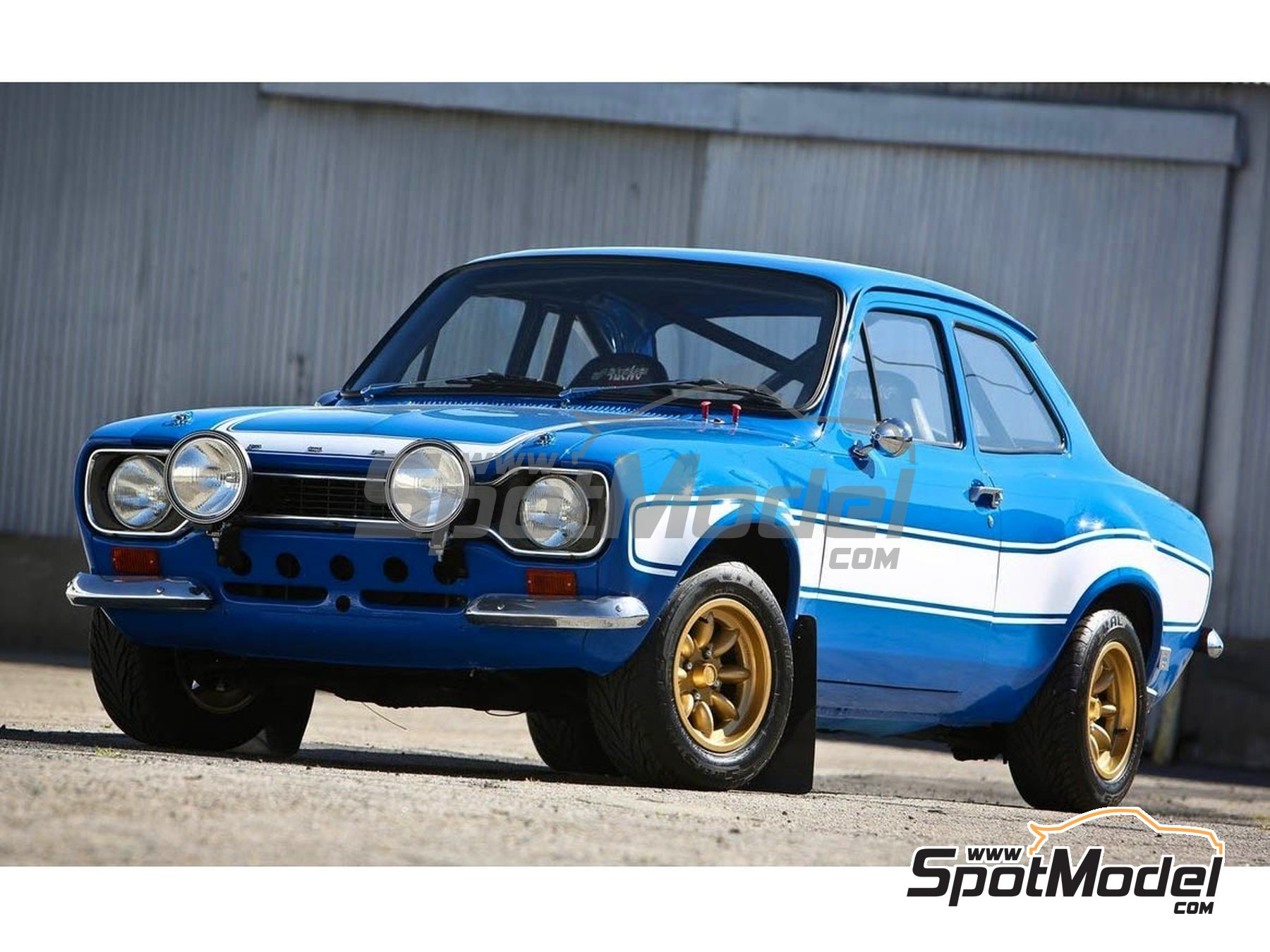 Image 1: Ford Escort RS1600 Mk I patrocinado por Fast And Furious | Decoraci&oacute;n en escala&nbsp;1/24 fabricado por Renaissance Models (ref.&nbsp;TK24-425, tambien TK24/425)