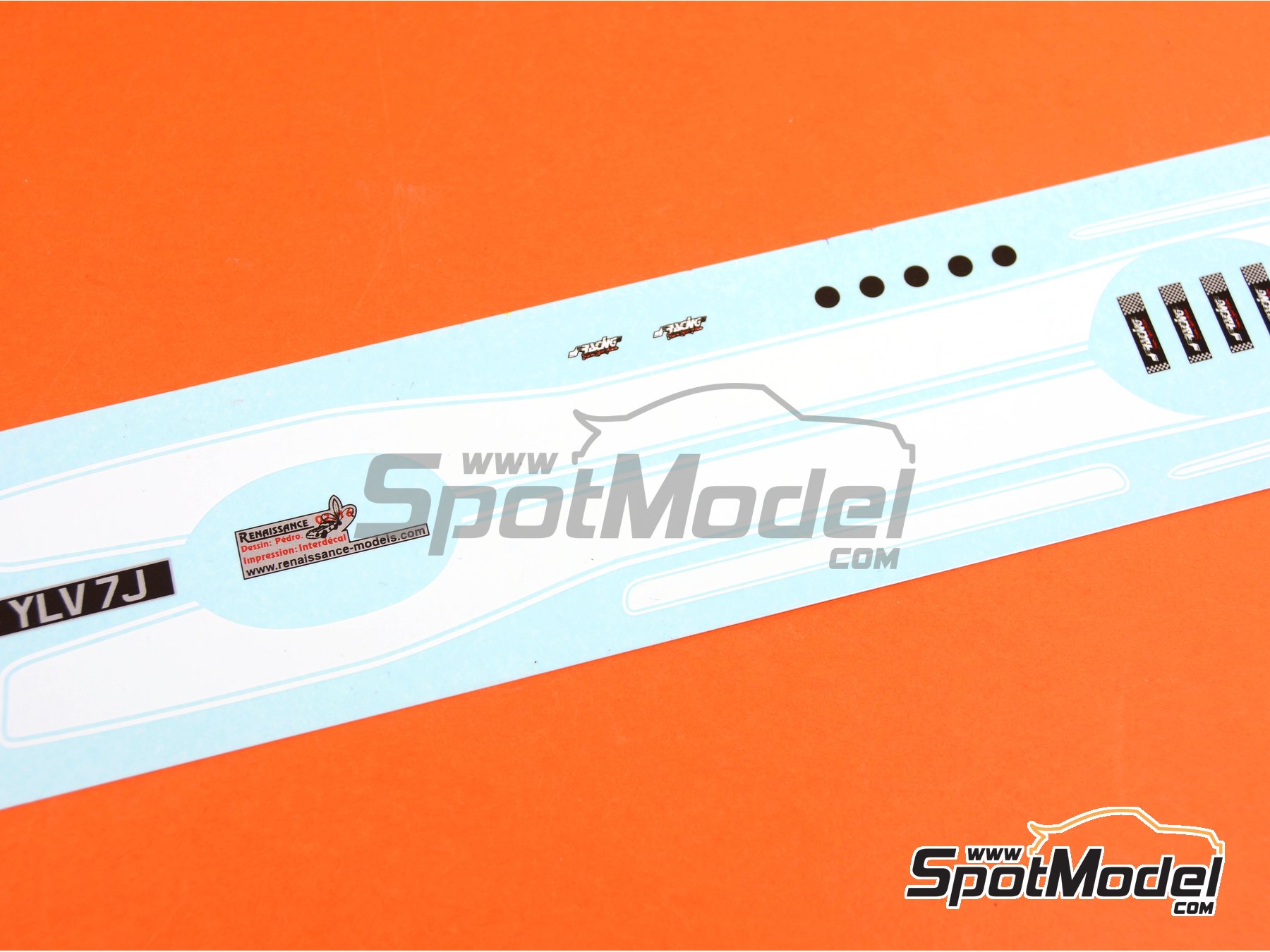 Image 4: Ford Escort RS1600 Mk I patrocinado por Fast And Furious | Decoraci&oacute;n en escala&nbsp;1/24 fabricado por Renaissance Models (ref.&nbsp;TK24-425, tambien TK24/425)