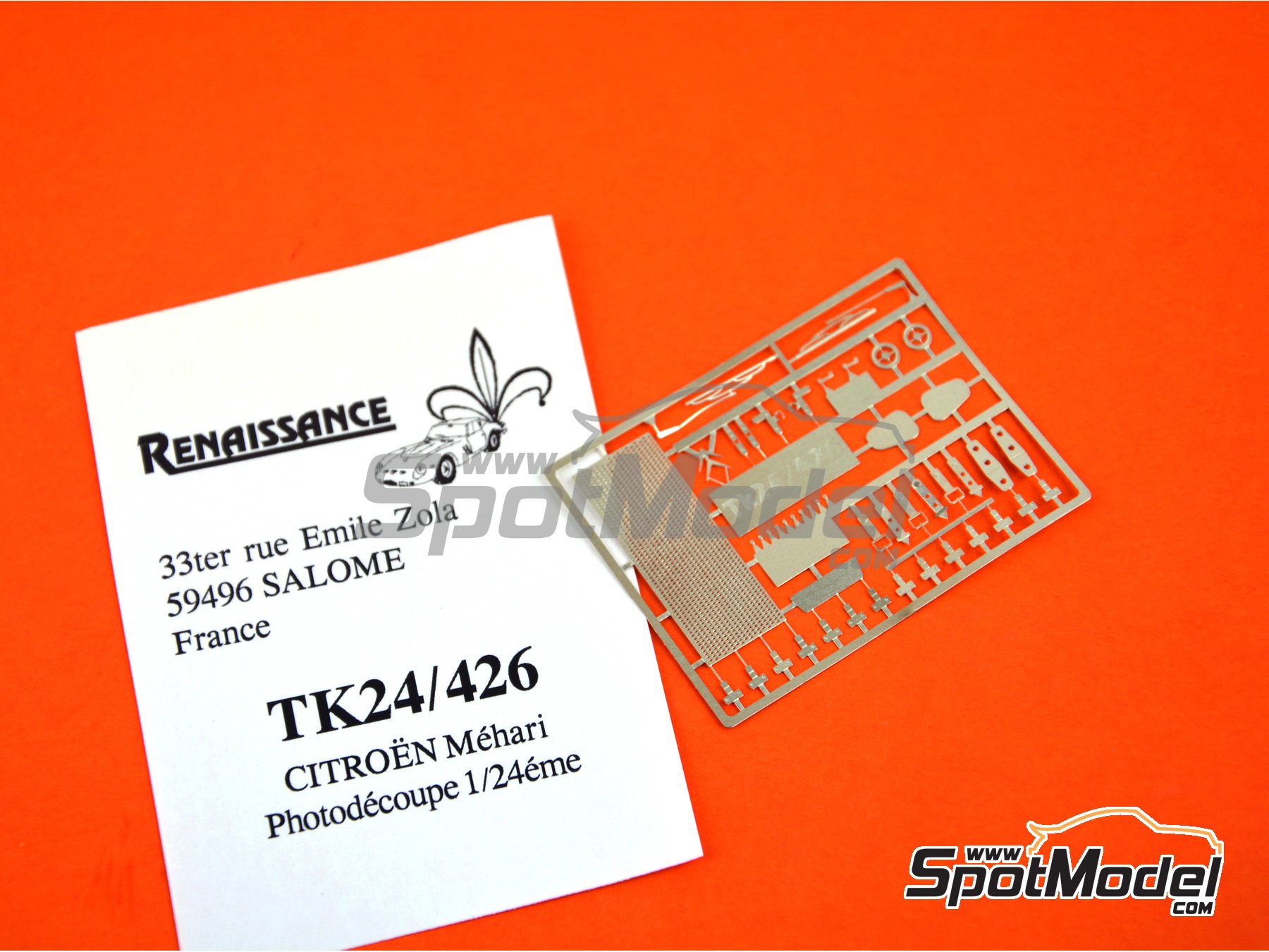 Image 2: Citro&euml;n Mehari | Set de mejora y detallado en escala&nbsp;1/24 fabricado por Renaissance Models (ref.&nbsp;TK24-426, tambien TK24/426)