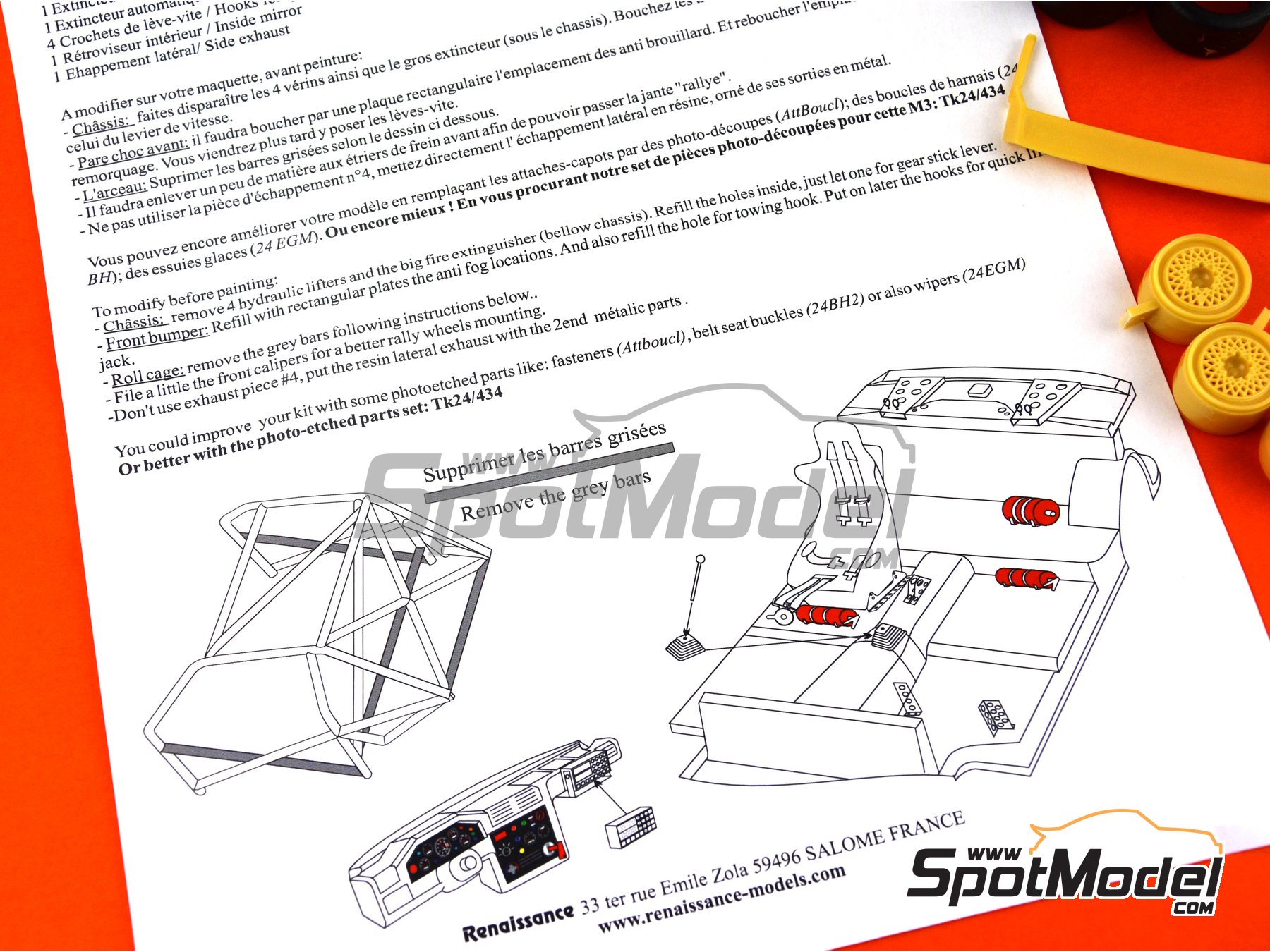 Image 2: BMW M3 E30 Rally Group A | Transkit in 1/24 scale manufactured by Renaissance Models (ref.&nbsp;TK24-432, also TK24/432)
