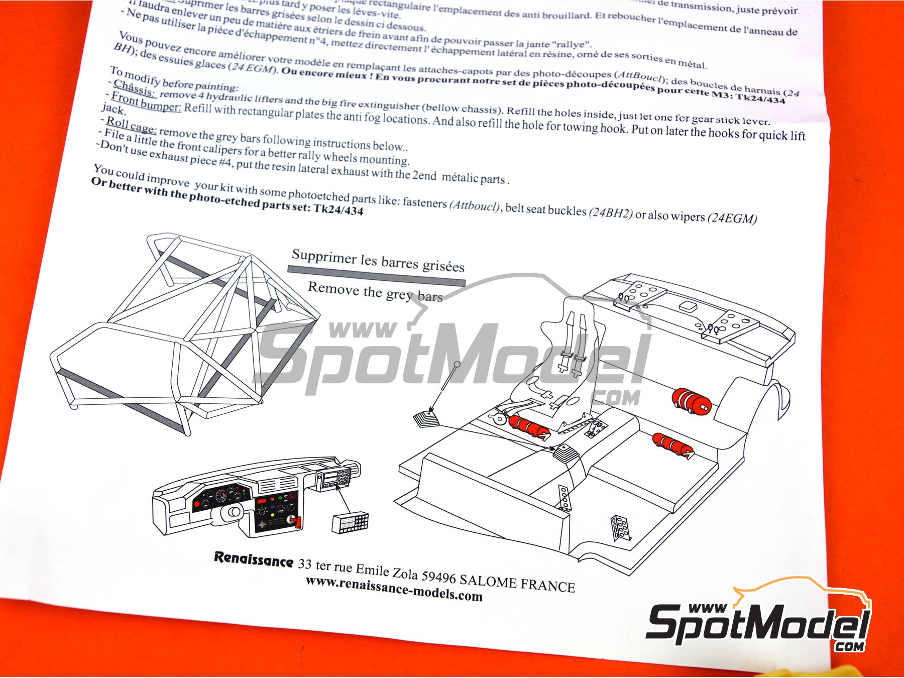Image 2: BMW M3 E30 Rally Group A | Transkit in 1/24 scale manufactured by Renaissance Models (ref.&nbsp;TK24-438, also TK24/438)