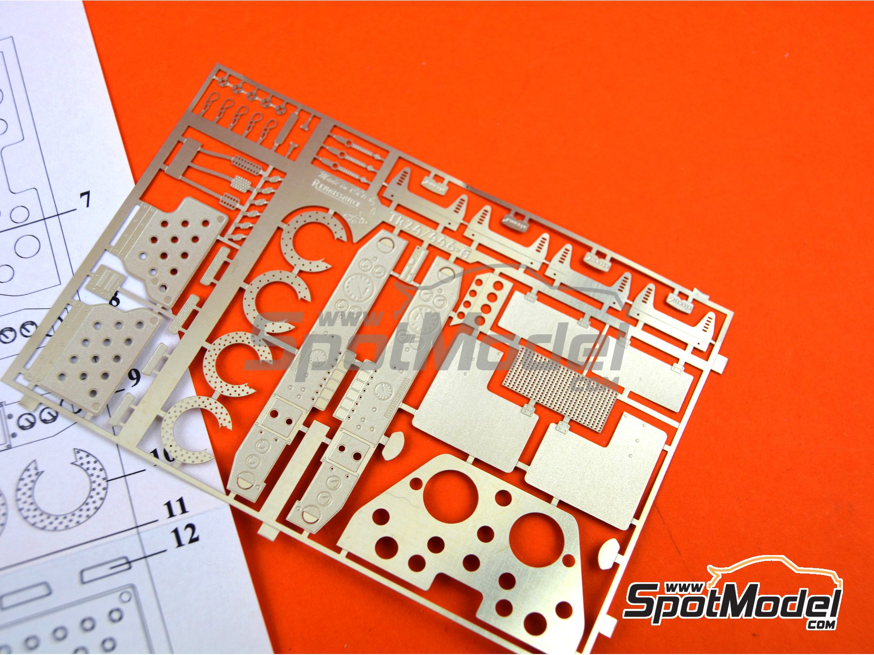 Image 4: Opel Manta 400 Group B | Set de mejora y detallado en escala 1/24 fabricado por Renaissance Models (ref. TK24-446, tambien TK24/446)