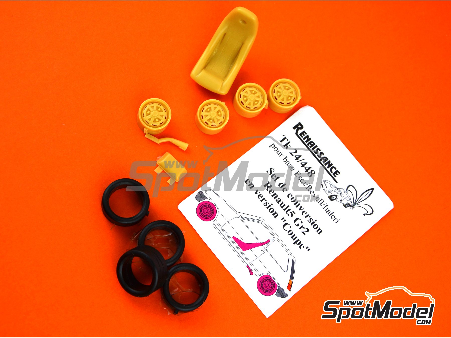 Image 6: Renault R5 Coupe | Transkit in 1/24 scale manufactured by Renaissance Models (ref.&nbsp;TK24-448)