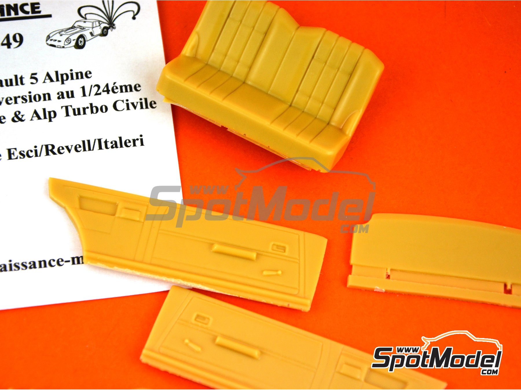 Image 3: Renault R5 Alpine Turbo | Transkit in 1/24 scale manufactured by Renaissance Models (ref.&nbsp;TK24-449)