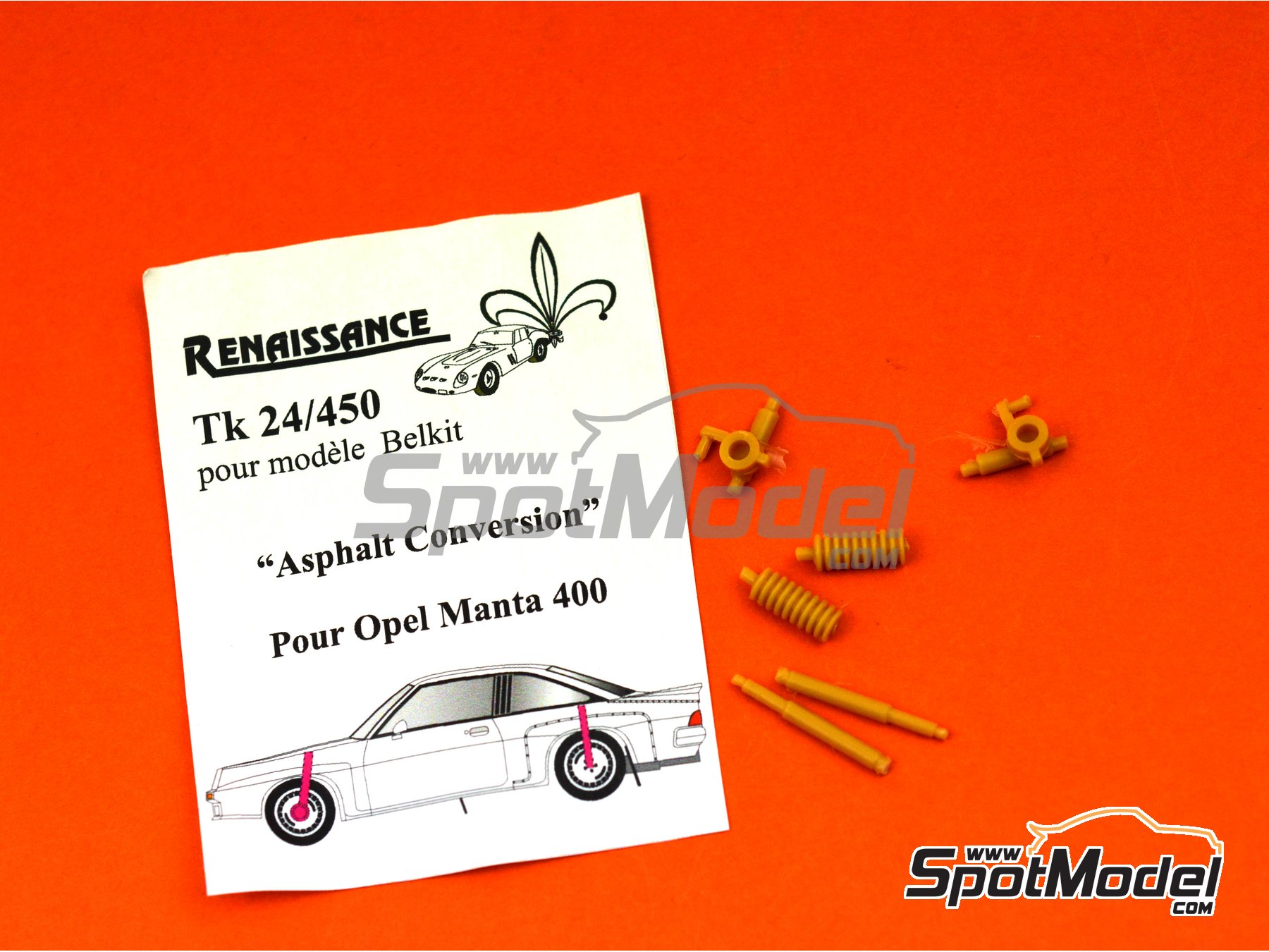 Image 2: Opel Manta 400 Group B | Tarmac conversion set in 1/24 scale manufactured by Renaissance Models (ref.&nbsp;TK24-450, also TK24/450)
