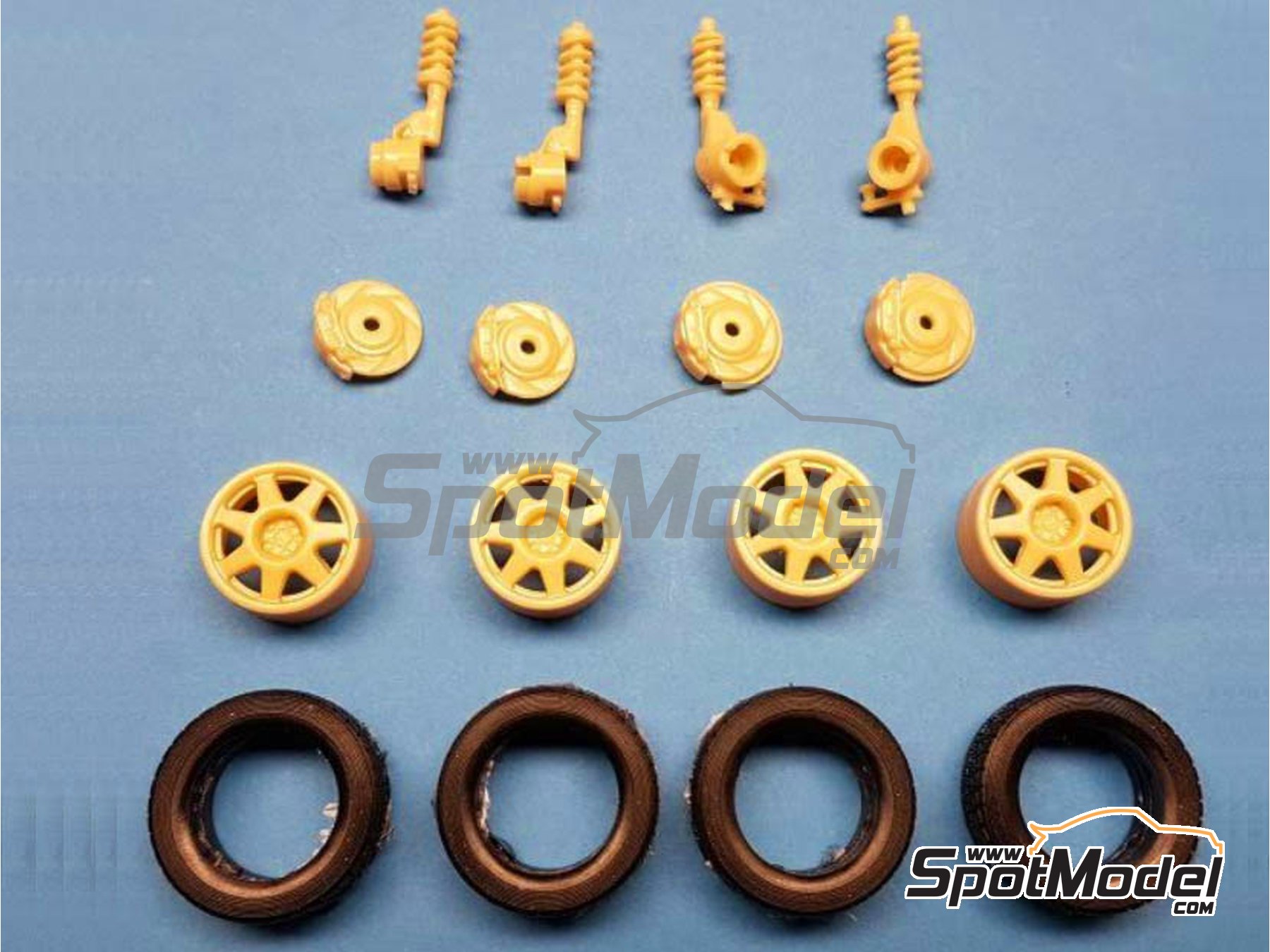 Image 1: Subaru Impreza WRC versión tierra Speedline 7 brazos -  1998 y 1999 | Set de conversión a tierra en escala 1/24 fabricado por Renaissance Models (ref. TK24-453, tambien TK24/453)