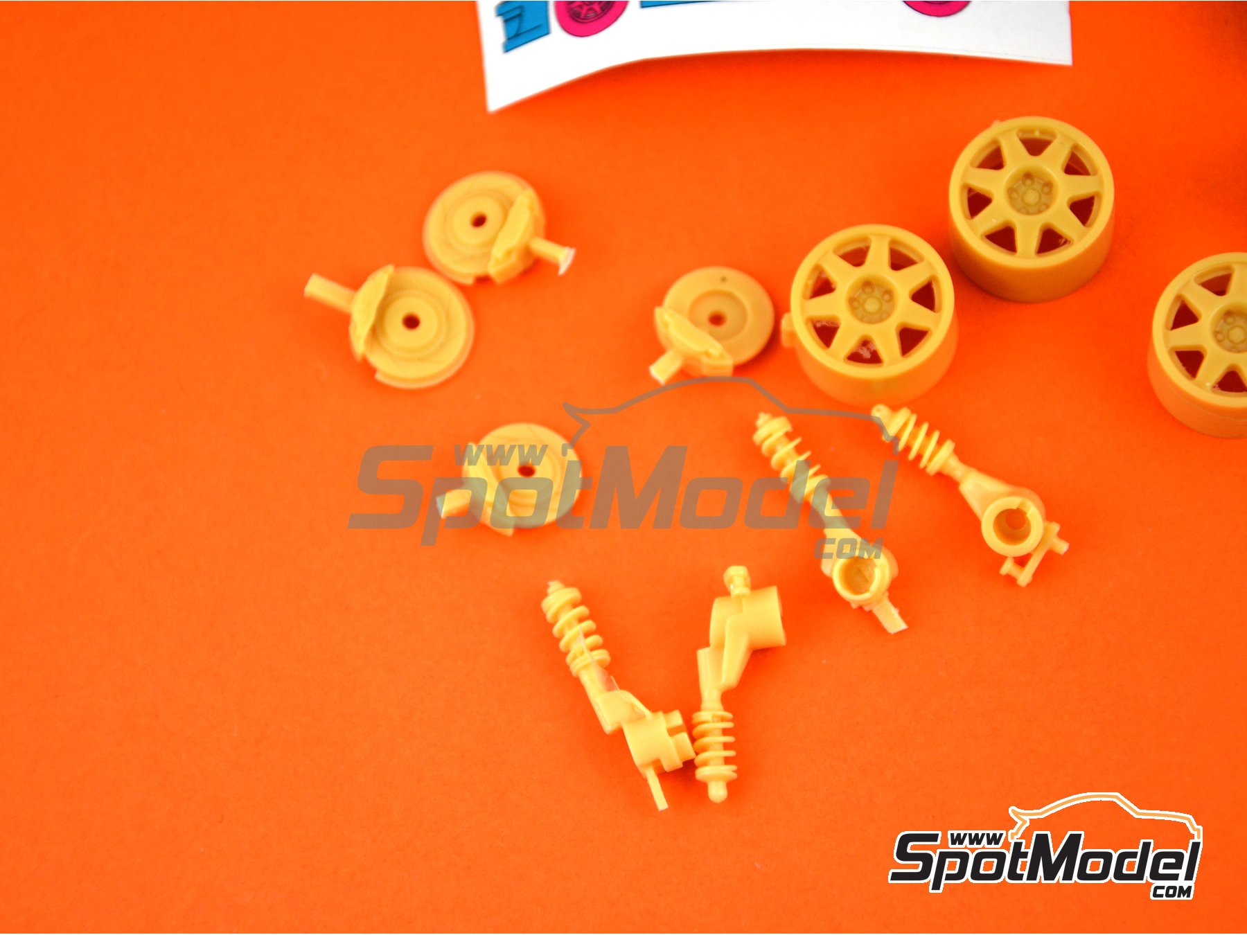 Image 4: Subaru Impreza WRC versión tierra Speedline 7 brazos -  1998 y 1999 | Set de conversión a tierra en escala 1/24 fabricado por Renaissance Models (ref. TK24-453, tambien TK24/453)