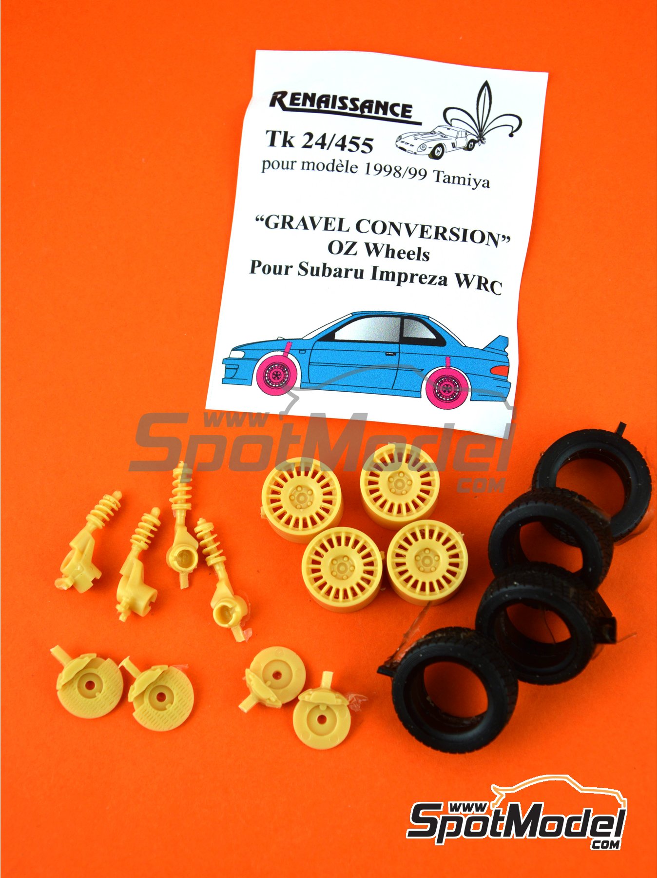 OZ -  1998 and 1999 | Gravel set-up in 1/24 scale manufactured by Renaissance Models (ref.&nbsp;TK24-455) image