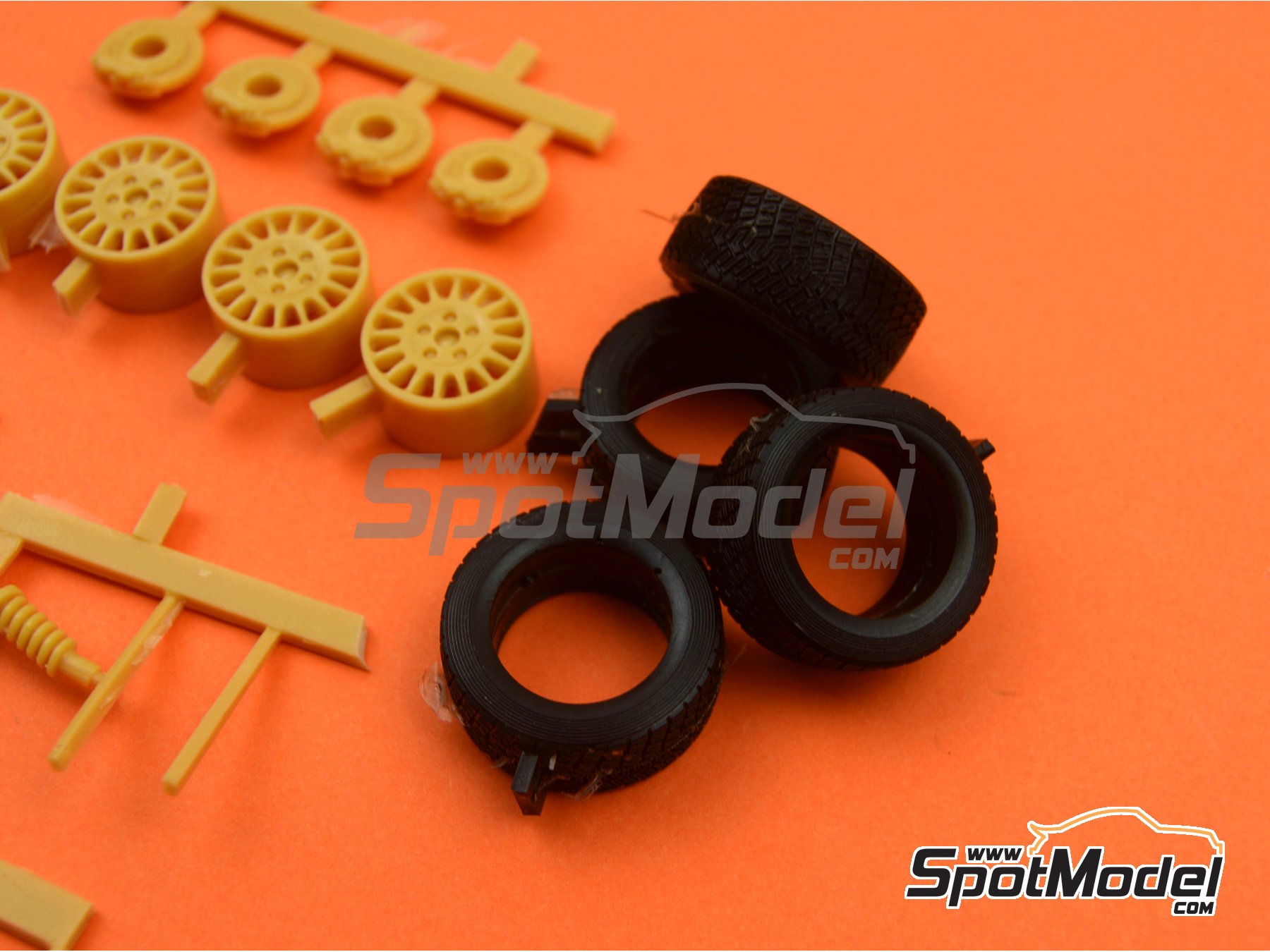 Image 3: Volkswagen Polo WRC - configuraci&oacute;n de grava | Set de conversi&oacute;n a tierra en escala&nbsp;1/24 fabricado por Renaissance Models (ref.&nbsp;TK24-456, tambien TK24/456)