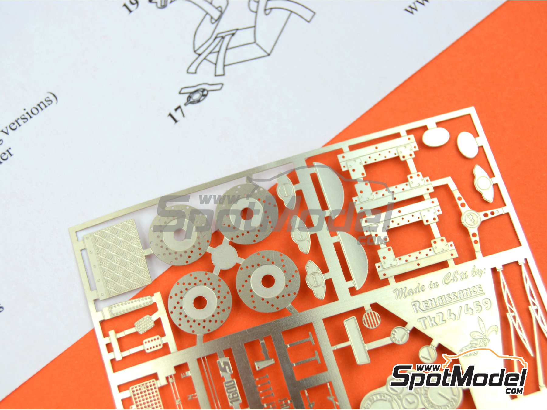 Image 4: Alpine Renault A110 1600 S -  1973 | Detail up set in 1/24 scale manufactured by Renaissance Models (ref. TK24-459, also TK24/459)