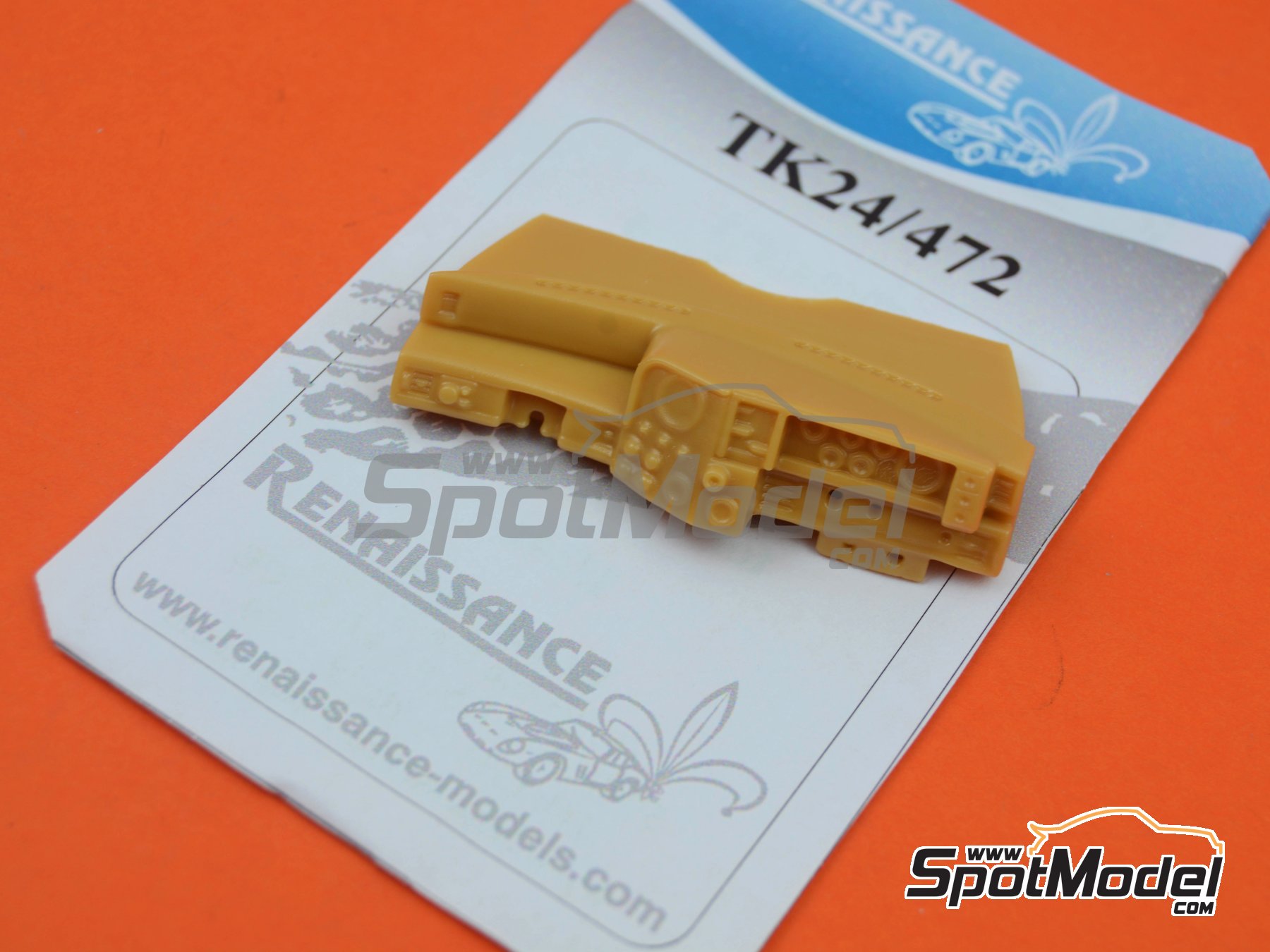 Image 5: MG Metro 6R4 Group B | Dashboard in 1/24 scale manufactured by Renaissance Models (ref.&nbsp;TK24-472, also TK24/472)