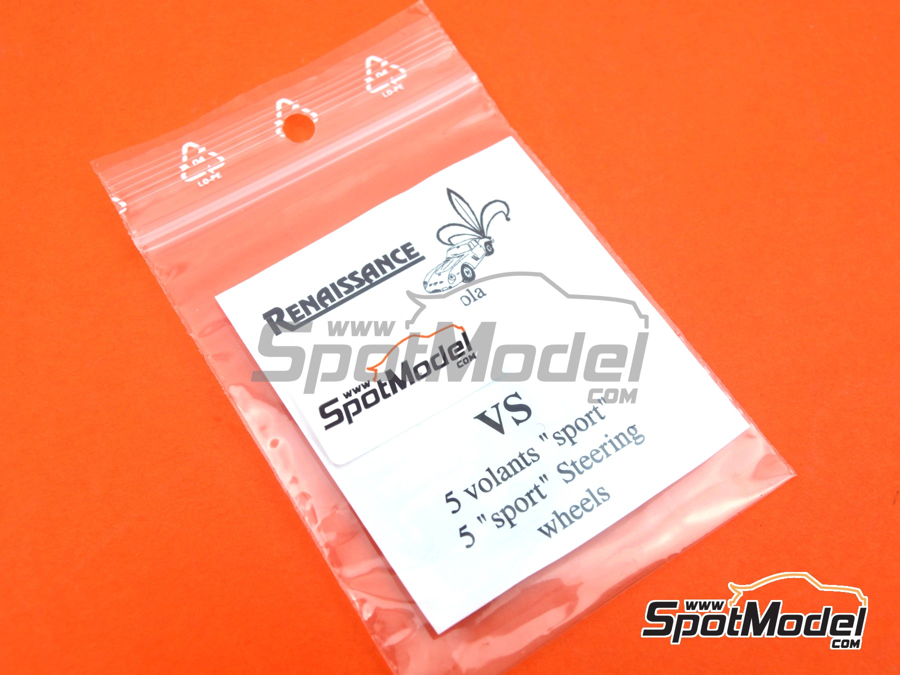 Image 5: Sport steering wheels | Steering wheel in 1/43 scale manufactured by Renaissance Models (ref.&nbsp;VS)