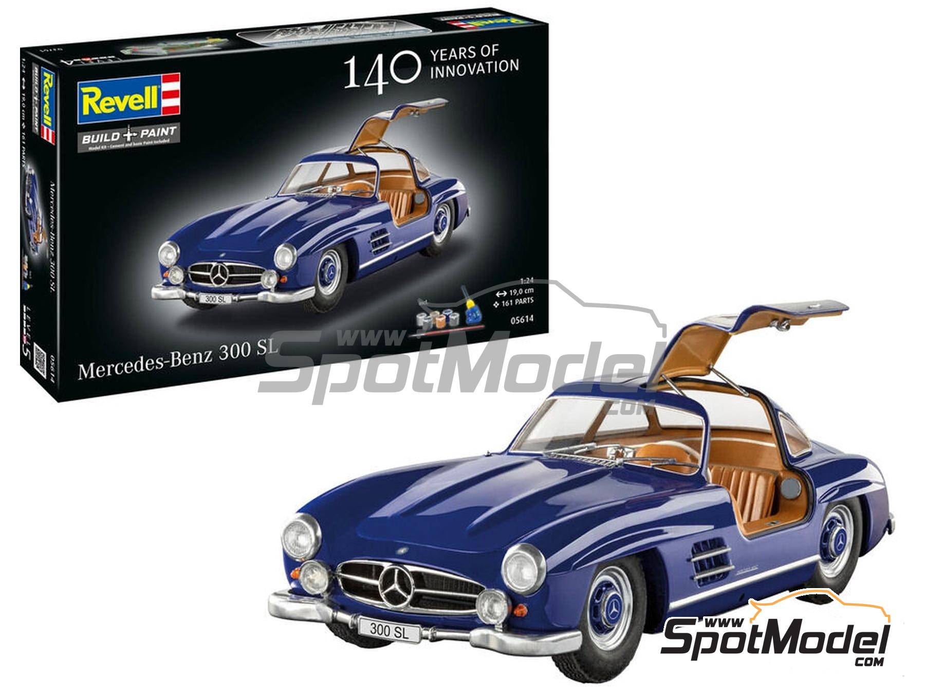 Revell 05614: Car scale model kit 1/24 scale - Mercedes-Benz 300SL