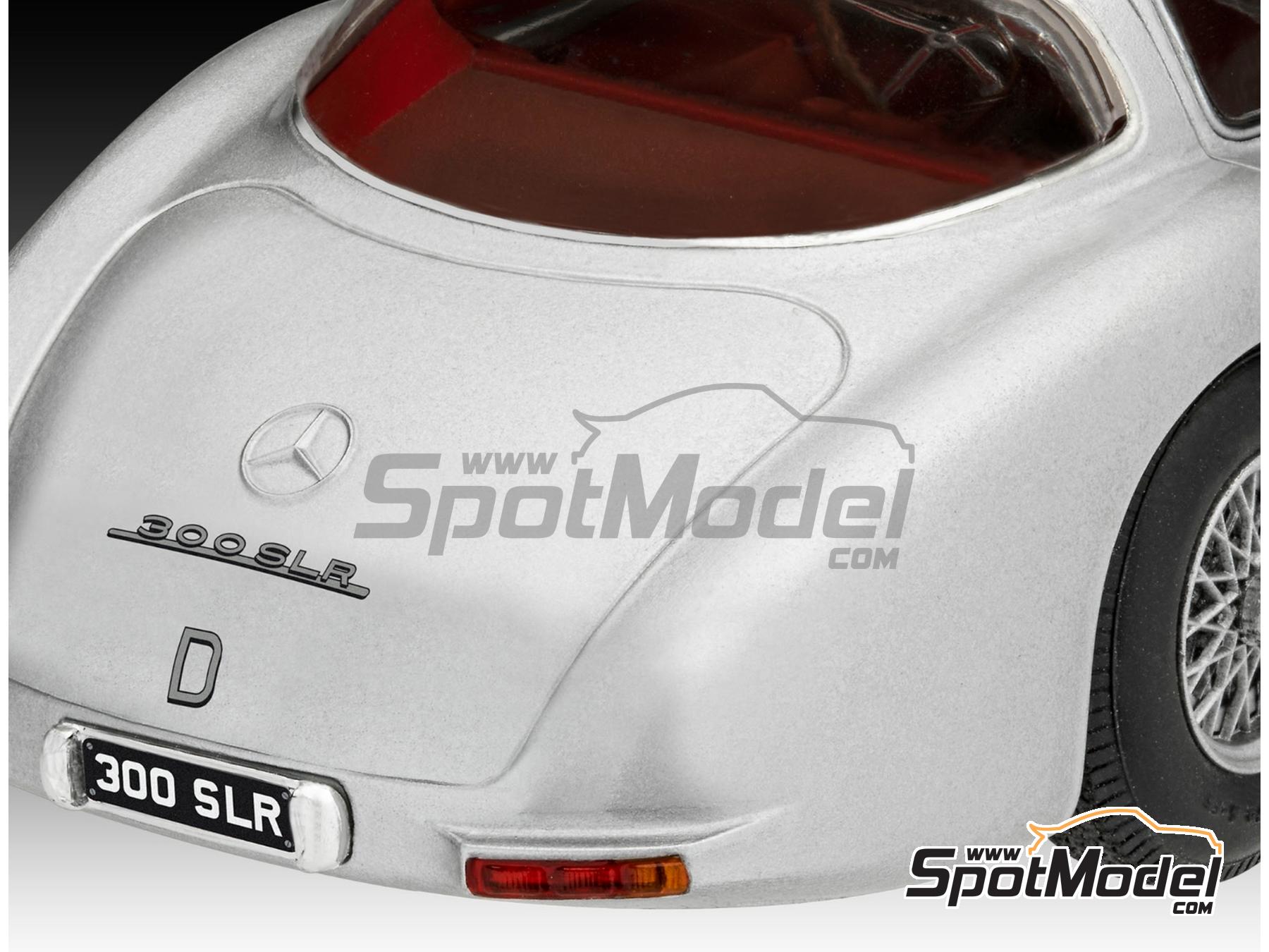 Image 4: Mercedes-Benz 300 SLR Uhlenhaut Coupe -  1955 - 6 x 10ml + 1 x 25gr | Car scale model kit in 1/24 scale manufactured by Revell (ref.&nbsp;REV05633, also 4009803056333 and 05633)