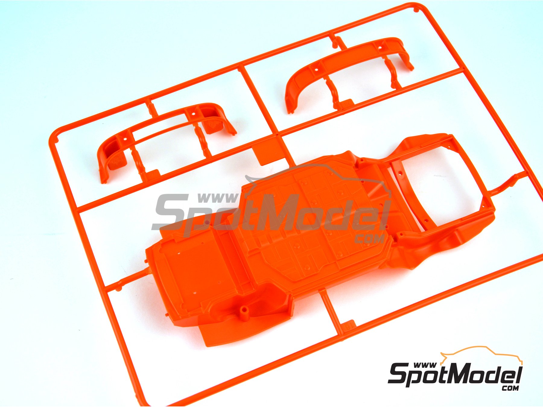 Image 16: Porsche 934 Turbo RSR Group 4 Max Moritz Team sponsored by J&auml;germeister - European GT Championship, N&uuml;rburgring 300 Kilometres 1976 | Car scale model kit in 1/24 scale manufactured by Revell (ref.&nbsp;REV07031, also 4009803070315 and 07031)