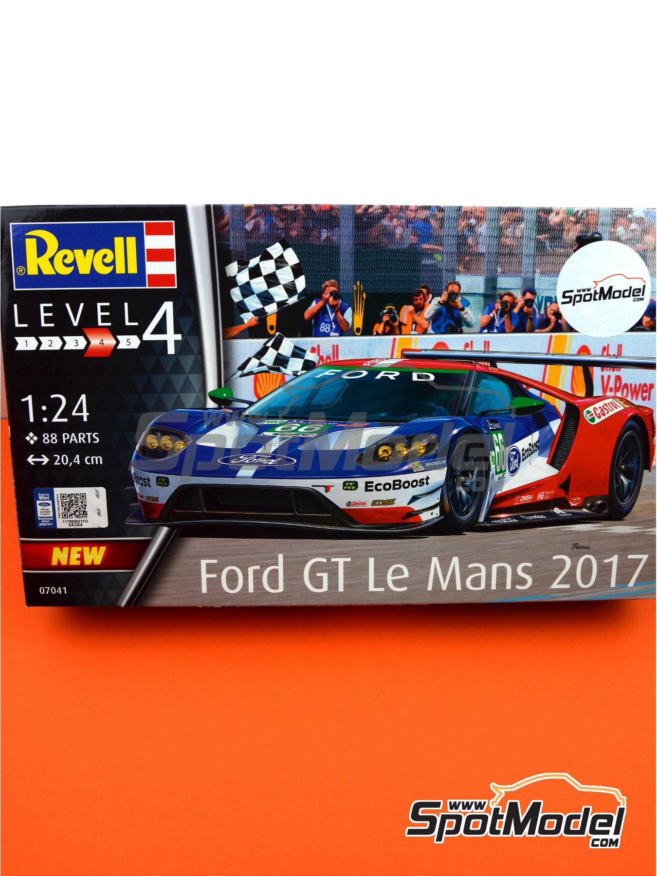 Revell Plastic Model Kit Ford GT Le Mans Scale 1 24 for sale online 