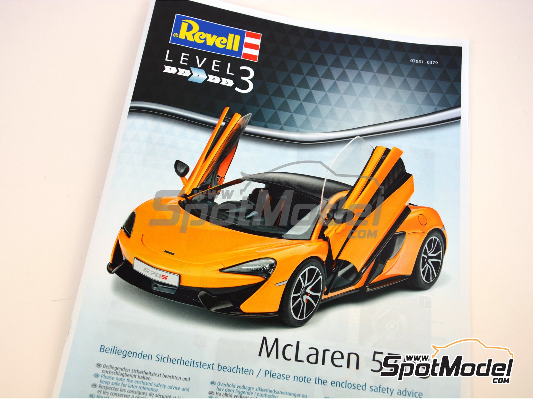 Car Model Kit Revell 07051 McLaren 570s 1 24 for sale online 