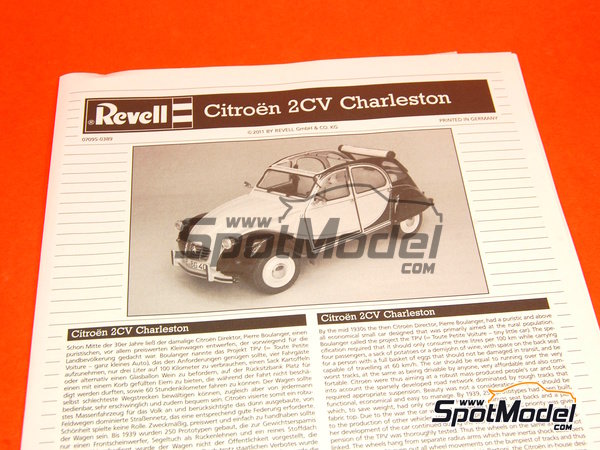 Revell 07095 - Maquette Citroen 2CV Charleston