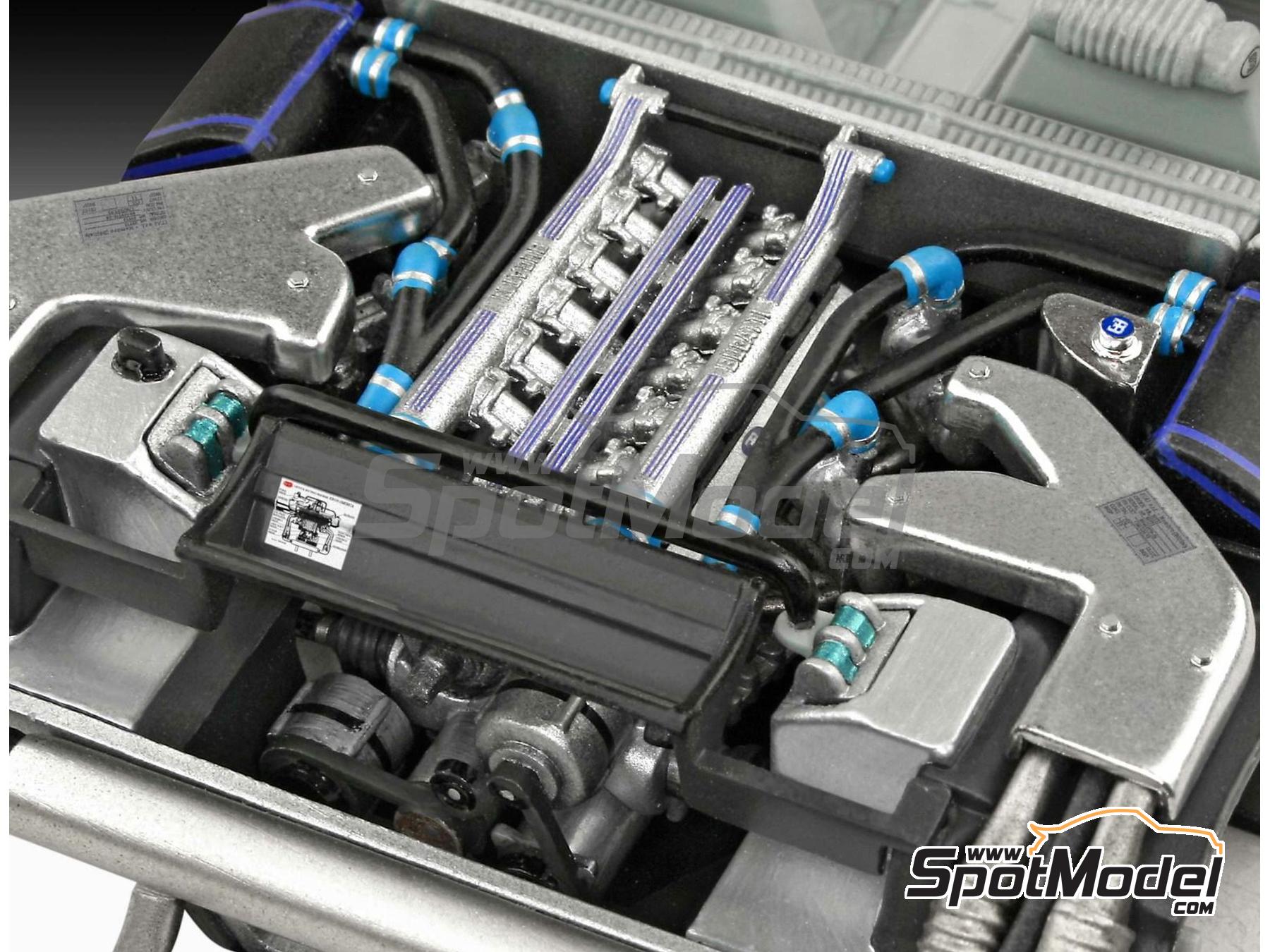 Image 5: Bugatti EB110 | Car scale model kit in 1/24 scale manufactured by Revell (ref.&nbsp;REV07353, also 4009803073538 and 07353)