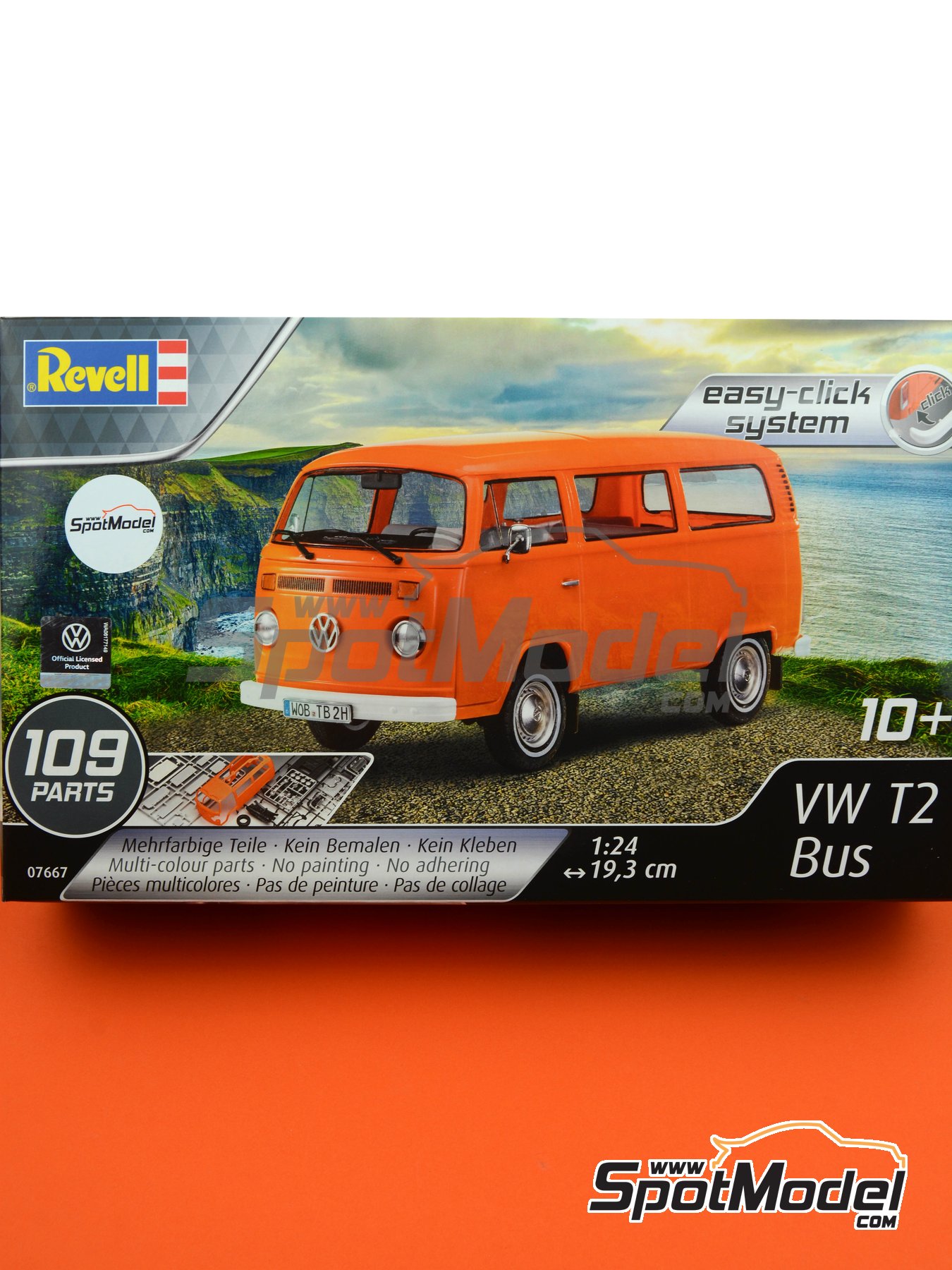Revell: Model van 1/24 scale Volkswagen Transporter T2 (ref. REV07667) | SpotModel