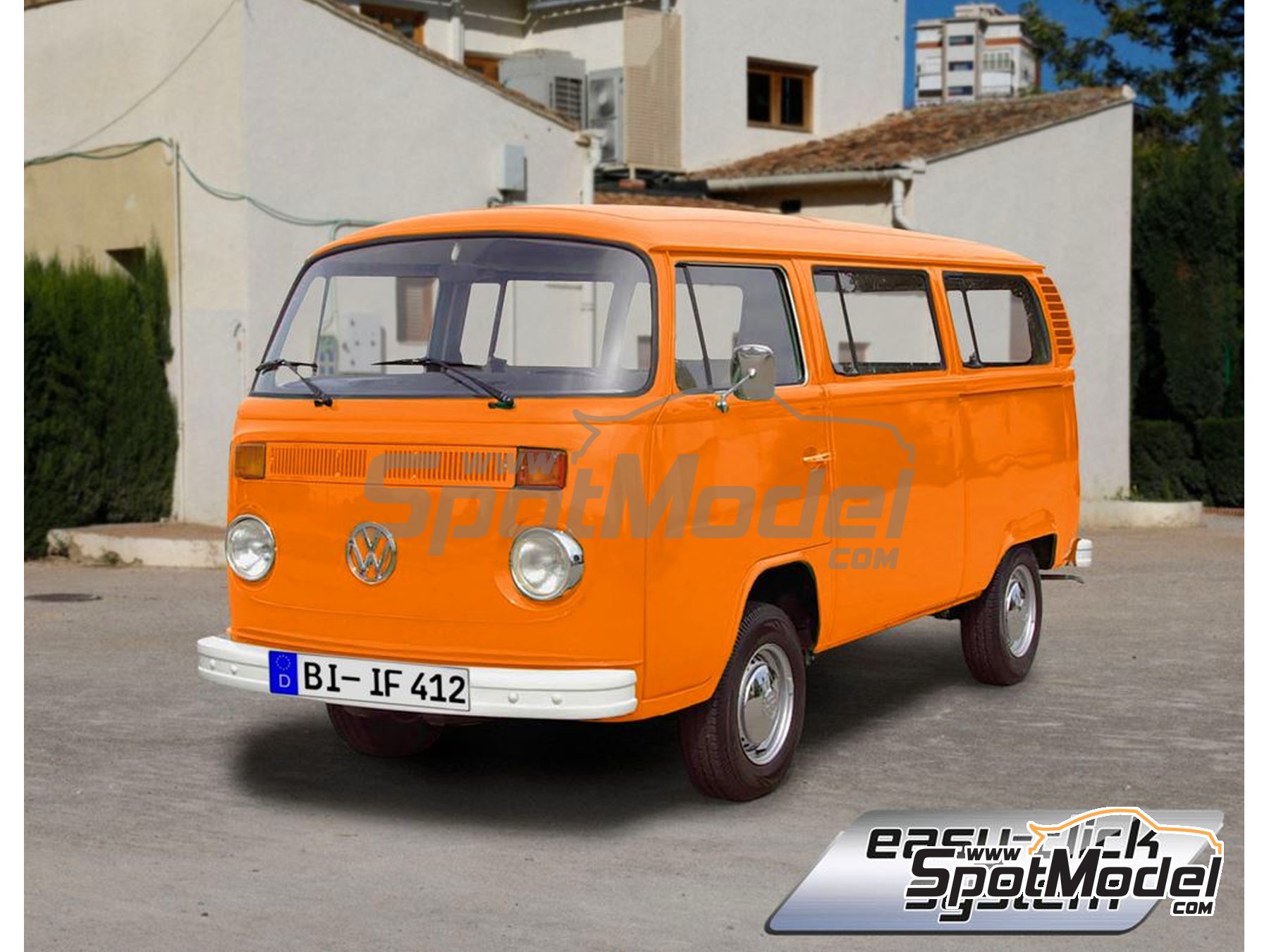 Revell 07667: Van scale model kit 1/24 scale - Volkswagen Transporter T2 Bus  (ref. REV07667)