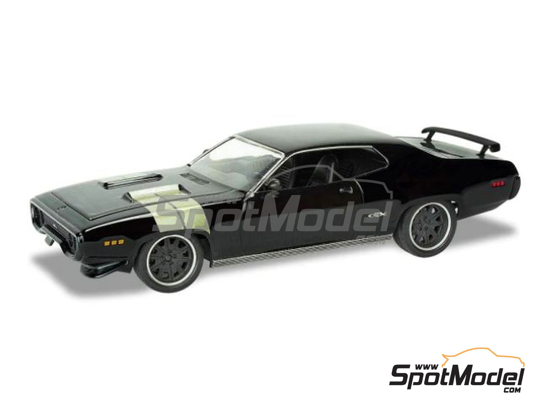 Image 1: Plymouth GTX sponsored by Fast & Furious 8 -  1971 | Car scale model kit in 1/25 scale manufactured by Revell (ref.&nbsp;REV07692, also 4009803076928 and 07692)