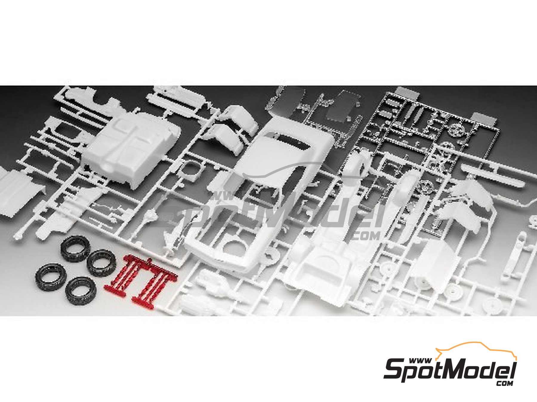 Image 4: Chevrolet Camaro sponsored by Fast & Furious -  1969 | Car scale model kit in 1/25 scale manufactured by Revell (ref.&nbsp;REV07694, also 4009803007694 and 07694)