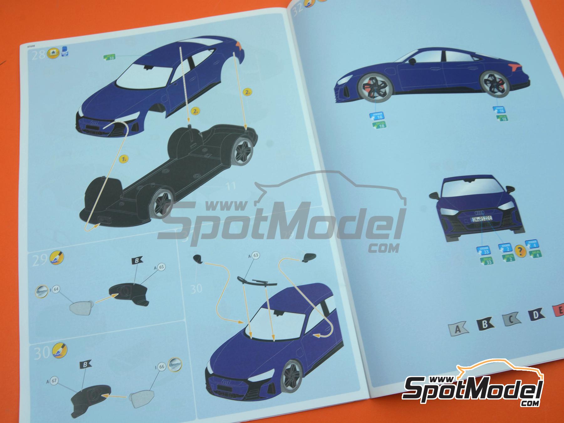 Maqueta de coche: Juego de modelos: sistema easy-click: Audi e-tron GT