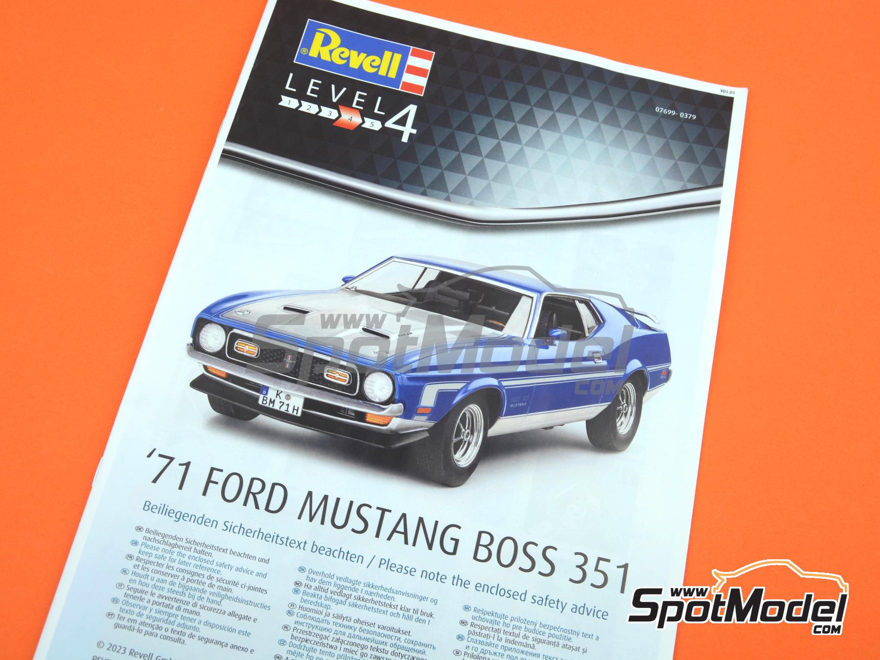 Maquette Revell 71 MUSTANG BOSS 351 chez Mangatori (Réf.07699)