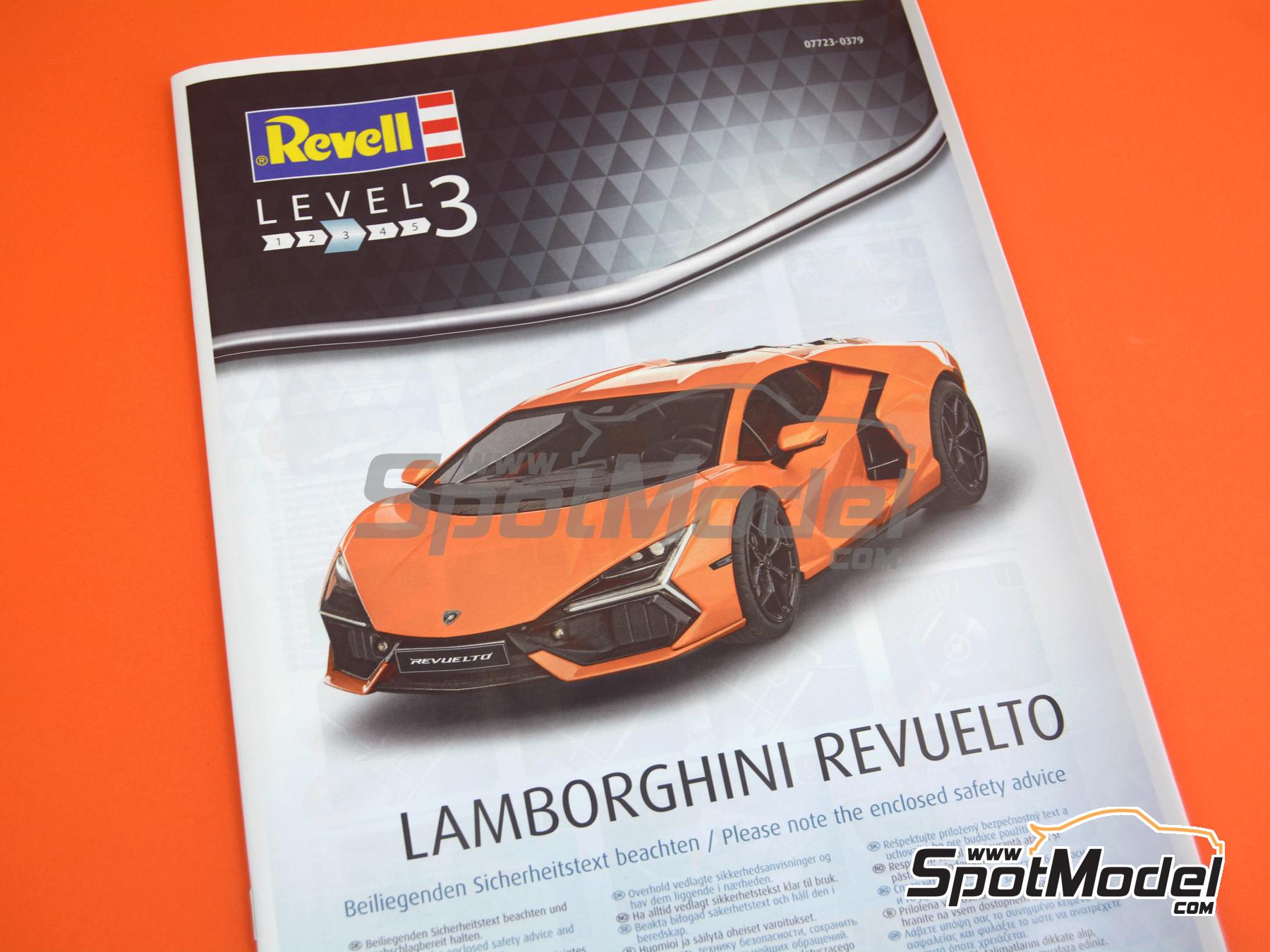 Image 15: Lamborghini Revuelto | Maqueta de coche en escala&nbsp;1/24 fabricado por Revell (ref.&nbsp;REV07723, tambien 4009803077239 y 07723)