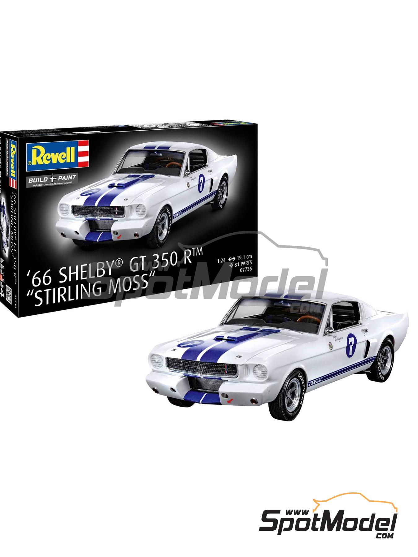 自動車 Revell Shelby GT-350R 1/25 Revell Shelby 1966 GT 350 R Model Kit - YouTube