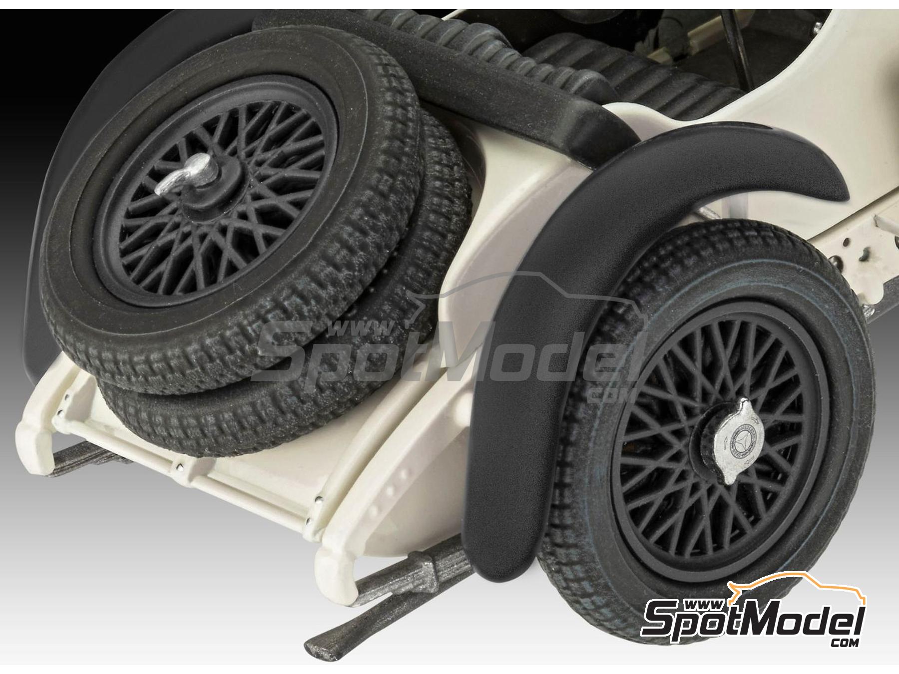 Image 5: Mercedes Benz SSKL - Mille Miglia 1931 | Maqueta en escala 1/32 fabricado por Revell (ref. REV07737, tambien 4009803077376 y 07737)