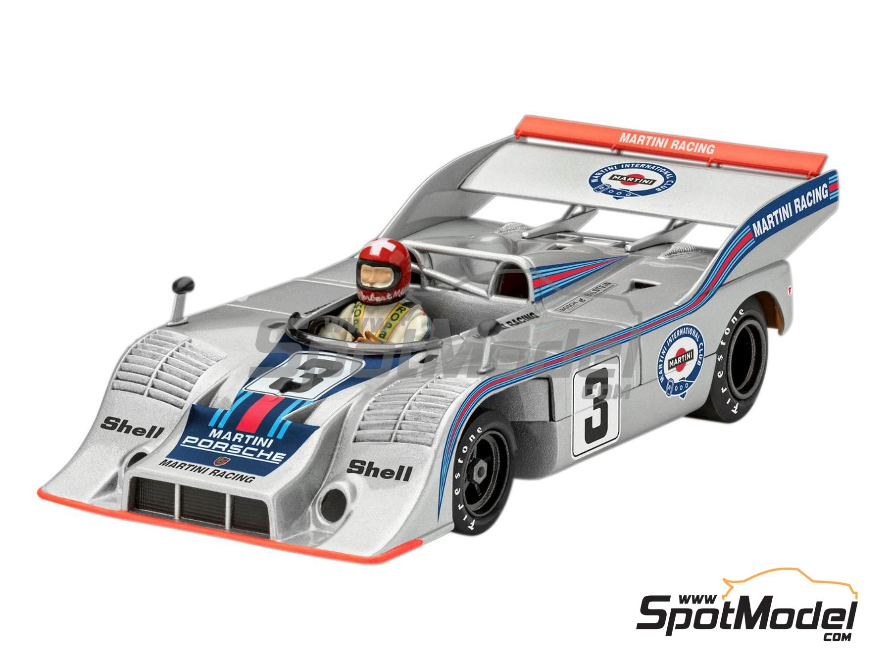 Image 3: Porsche 917/10 Martini Racing Team - Interserie 1974 | Scale model kit in 1/32 scale manufactured by Revell (ref. REV07738, also 4009803077383 and 07738)