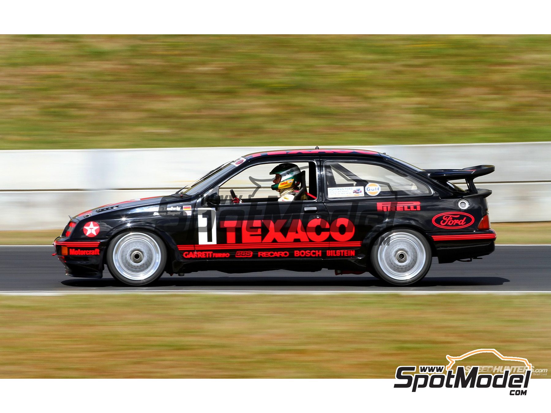 Image 5: Ford Sierra RS500 Group A sponsored by Eggenberger Texaco - European Touring Car Championship ETCC 1988 | Marking / livery in 1/24 scale manufactured by SK Decals (ref. SK-24059, also SK24059)