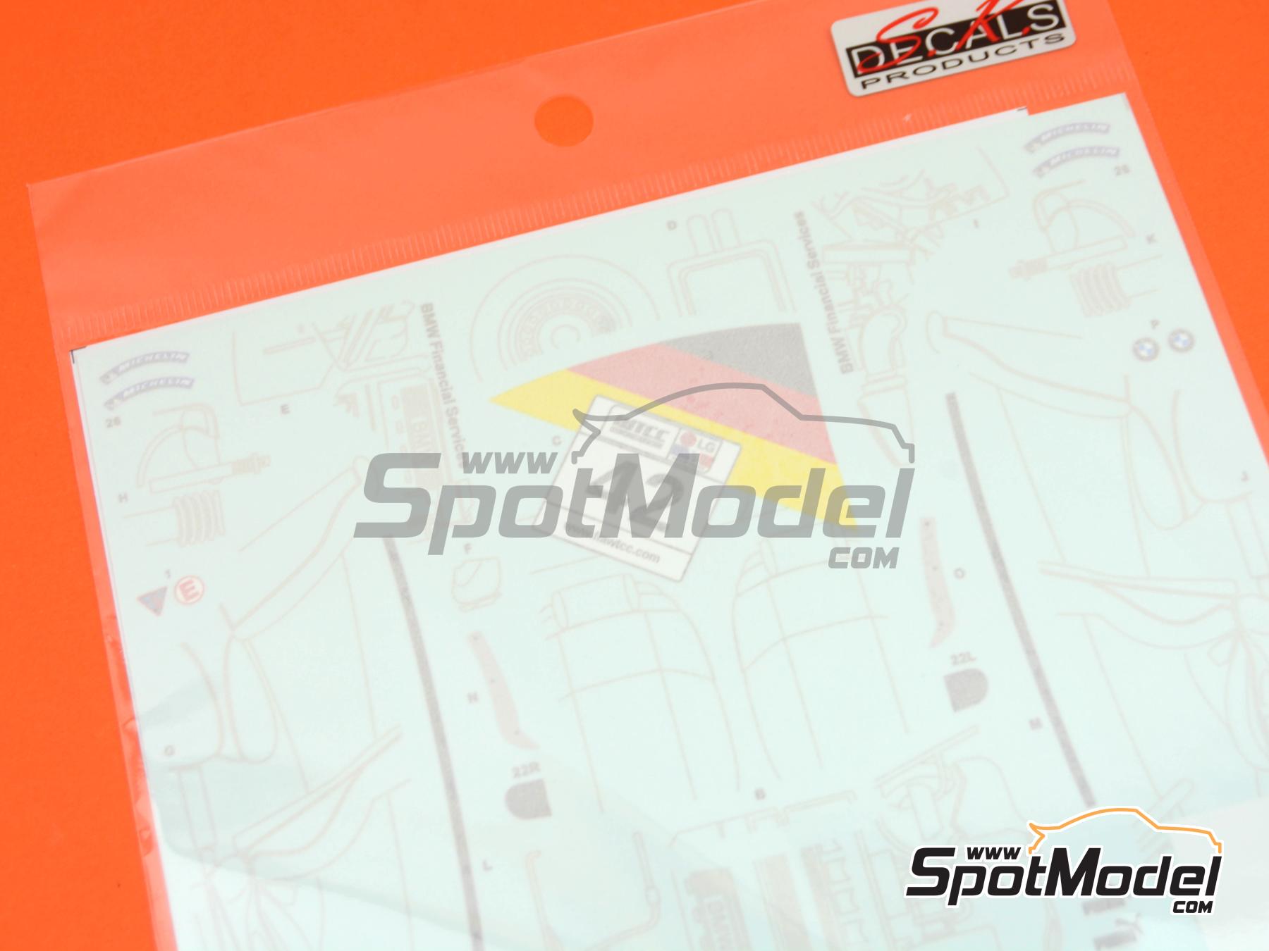Image 10: BMW 320i E46 Equipo BMW Team Germany - Campeonato del Mundo de Turismos (WTCC), Guia Race de Macau 2005 | Decoración en escala 1/24 fabricado por SK Decals (ref. SK-24143, tambien SK24143)