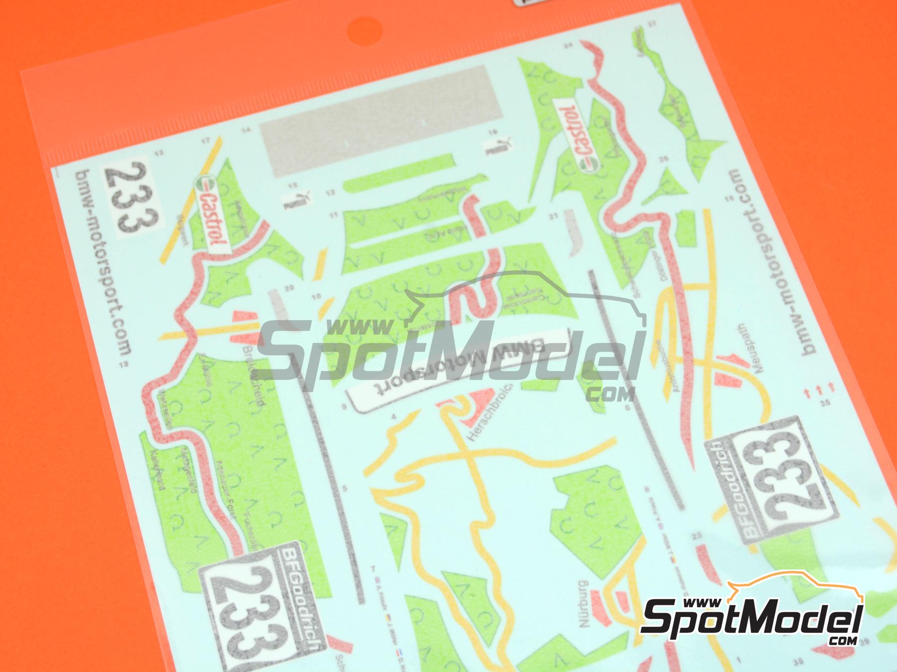 Image 6: BMW 320i E46 Equipo Schubert Motorsport - VLN N&uuml;rburgring Endurance Series 2005 | Decoraci&oacute;n en escala&nbsp;1/24 fabricado por SK Decals (ref.&nbsp;SK-24148, tambien SK24148)
