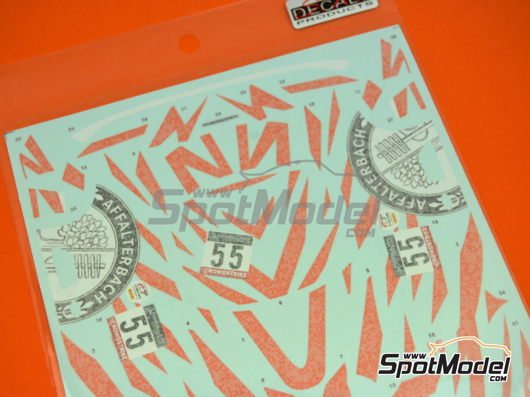 Image 8: Mercedes AMG GT3 Evo GruppeM Racing Team sponsored by Affalterbach - TotalEnergies 24 hours of Spa 2022 | Marking / livery in 1/24 scale manufactured by SK Decals (ref. SK-24172, also SK24172)