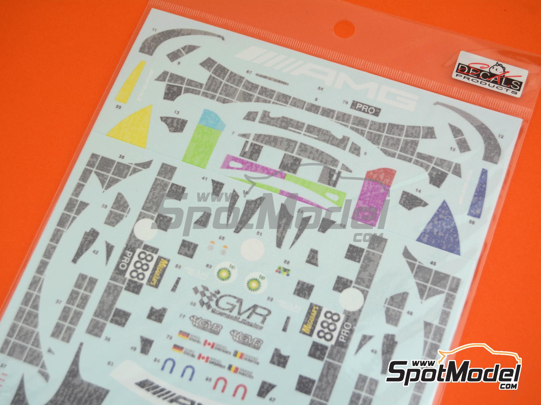 Image 5: Mercedes AMG GT3 Evo GruppeM Racing Team - 12 hours Bathurst 2025 | Marking / livery in 1/24 scale manufactured by SK Decals (ref.&nbsp;SK-24221)