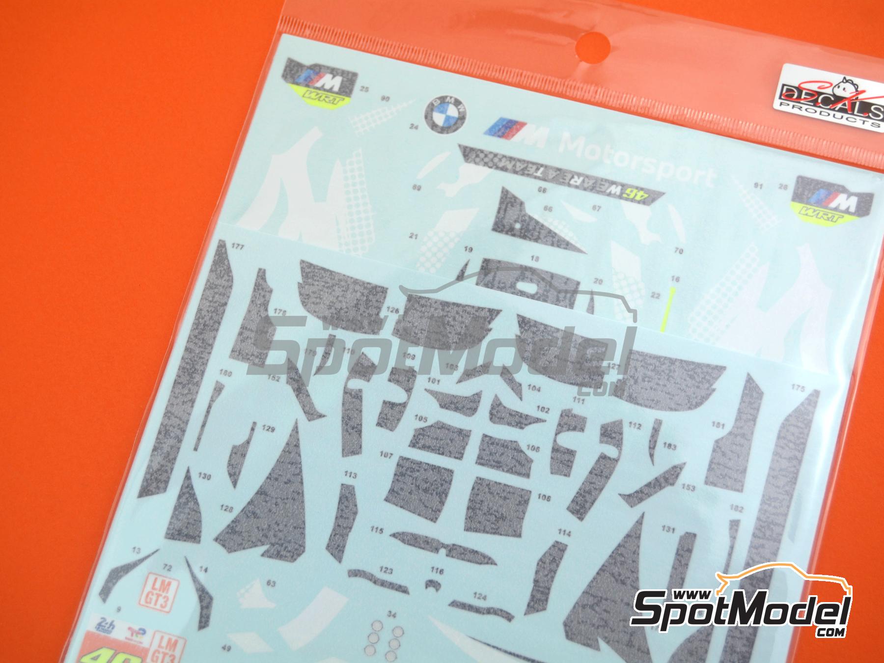 Image 4: BMW M4 GT3 Equipo WRT patrocinado por Pertamax Turbo, Monster - 24 Horas de Le Mans 2024 | Decoración en escala 1/24 fabricado por SK Decals (ref. SK-24225)