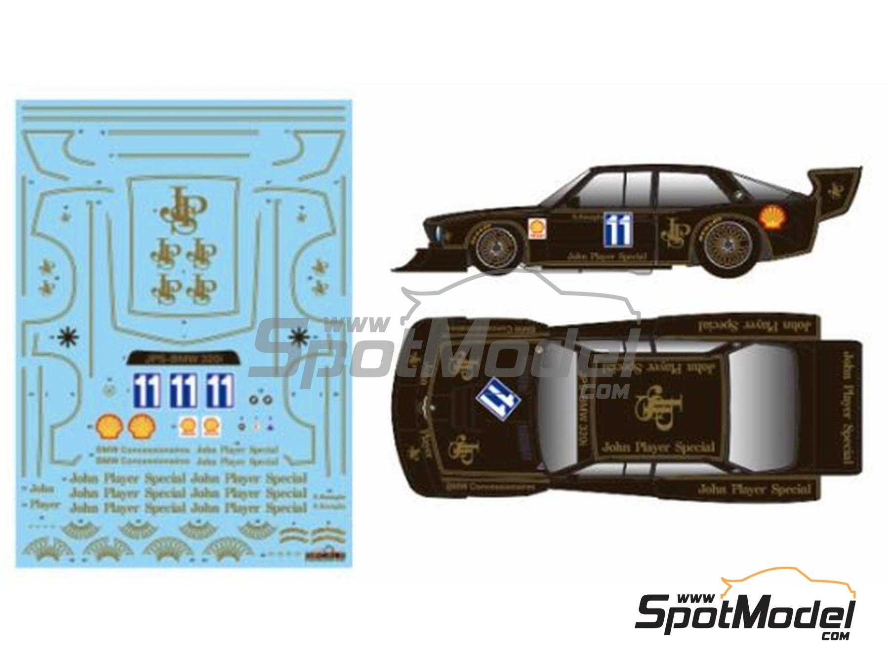 Image 1: BMW 320 E21 Turbo Group 5 sponsored by John Player Special - Selangor Jubilee Grand Prix 1985 | Marking / livery in 1/24 scale manufactured by SK Decals (ref.&nbsp;SK-24233, also SK24233)