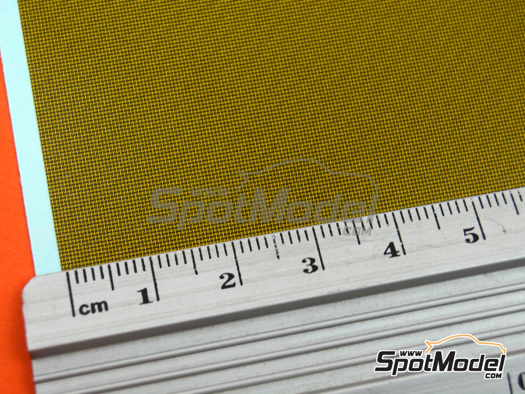 Image 4: Trama de kevlar tipo A | Calca de trama de kevlar en escala&nbsp;1/20 fabricado por SK Decals (ref.&nbsp;SK-KF001, tambien SKKF001, 1/12, 1/16, 1/18, 1/24 y 1/25)