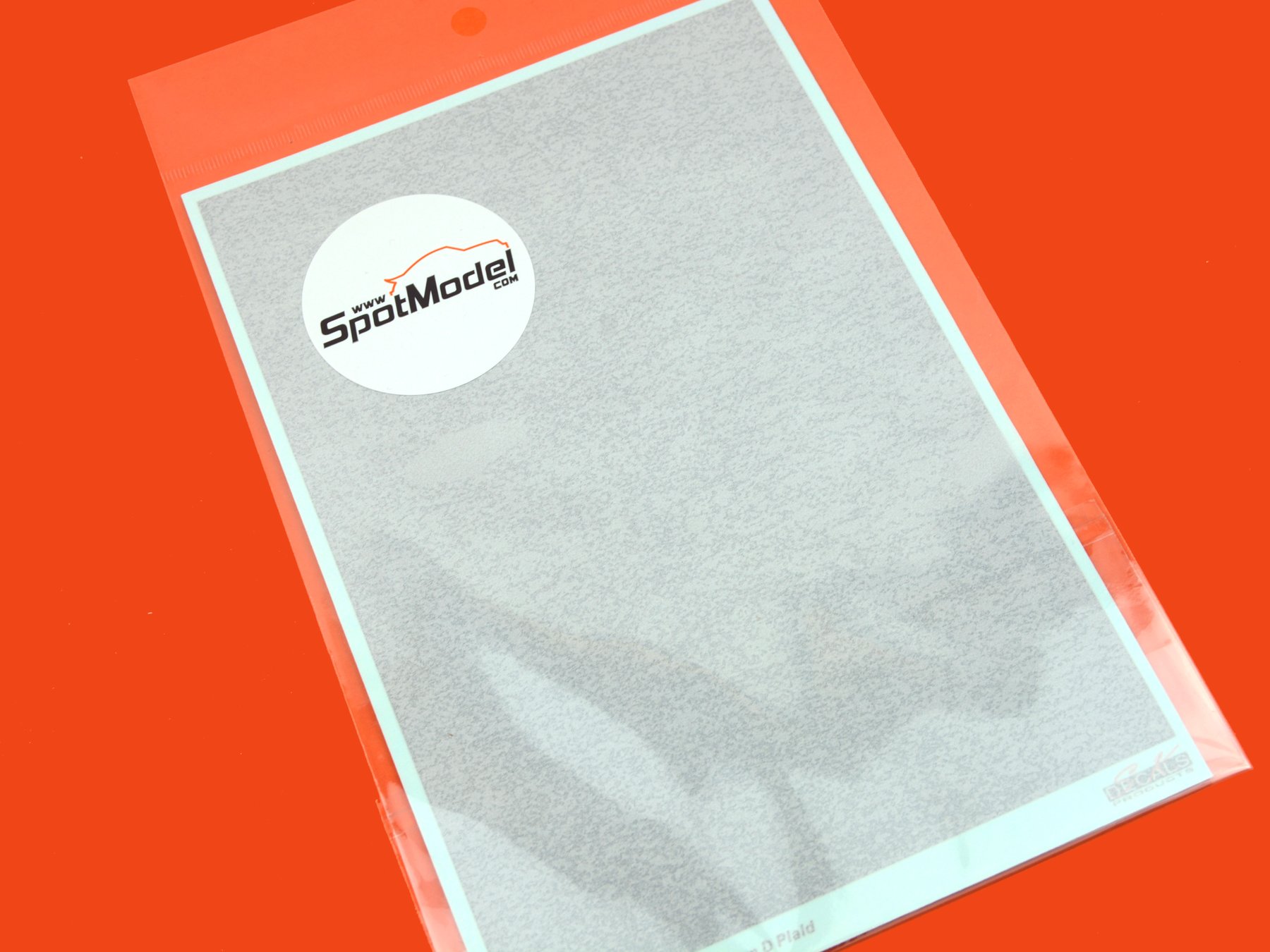 Image 1: Carbon Fiber Decal Pattern D Plaid | Carbon fiber decal in 1/20 scale manufactured by SK Decals (ref. SKCF004, also SK-CF004)