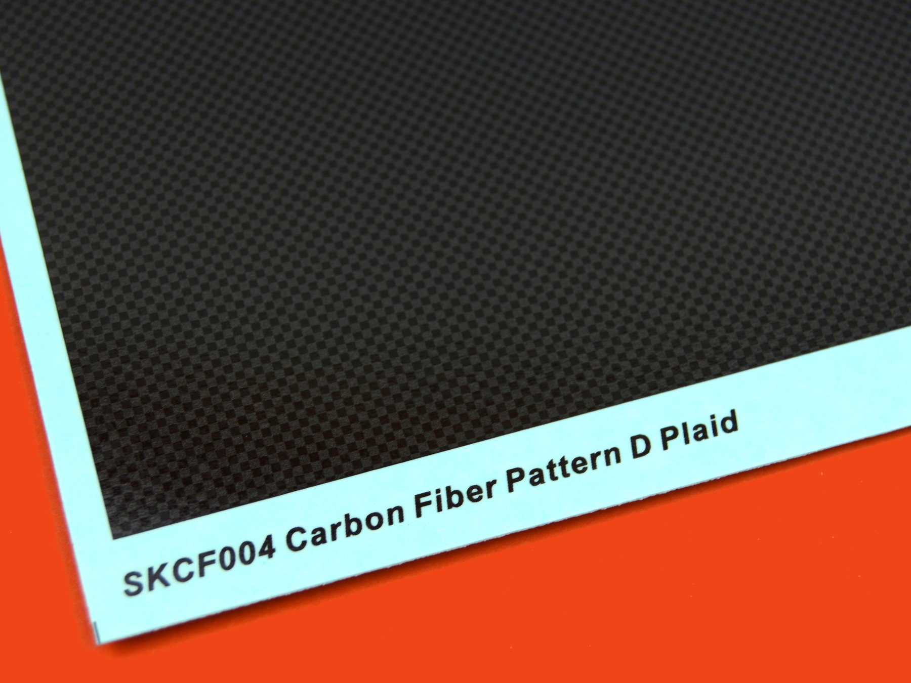 Image 4: Carbon Fiber Decal Pattern D Plaid | Carbon fiber decal in 1/20 scale manufactured by SK Decals (ref. SKCF004, also SK-CF004)