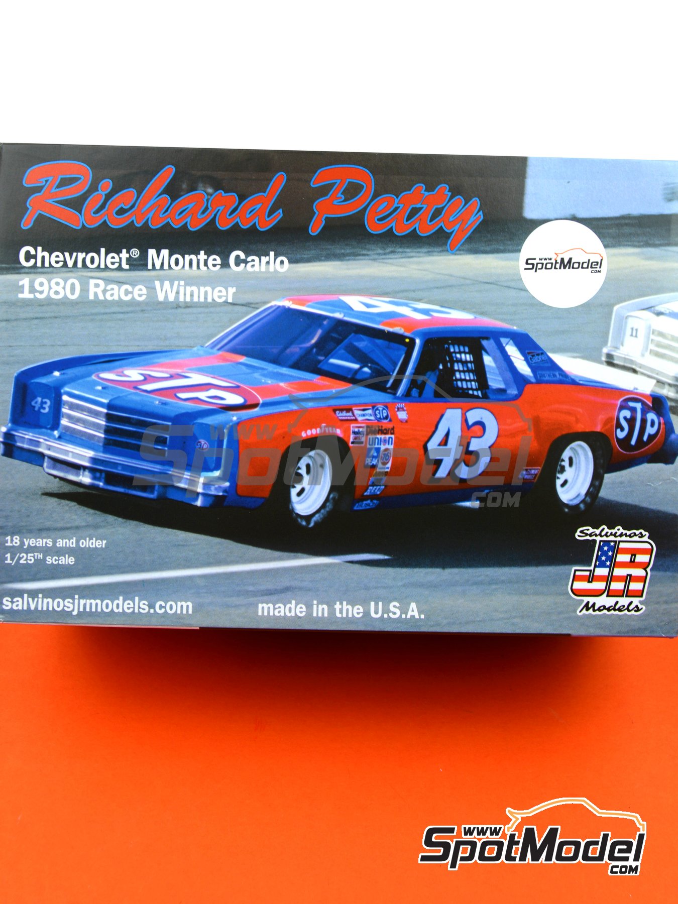 NASCAR DECAL #43 STP 1980 CHEVROLET MONTE CARLO RICHARD PETTY 1/25