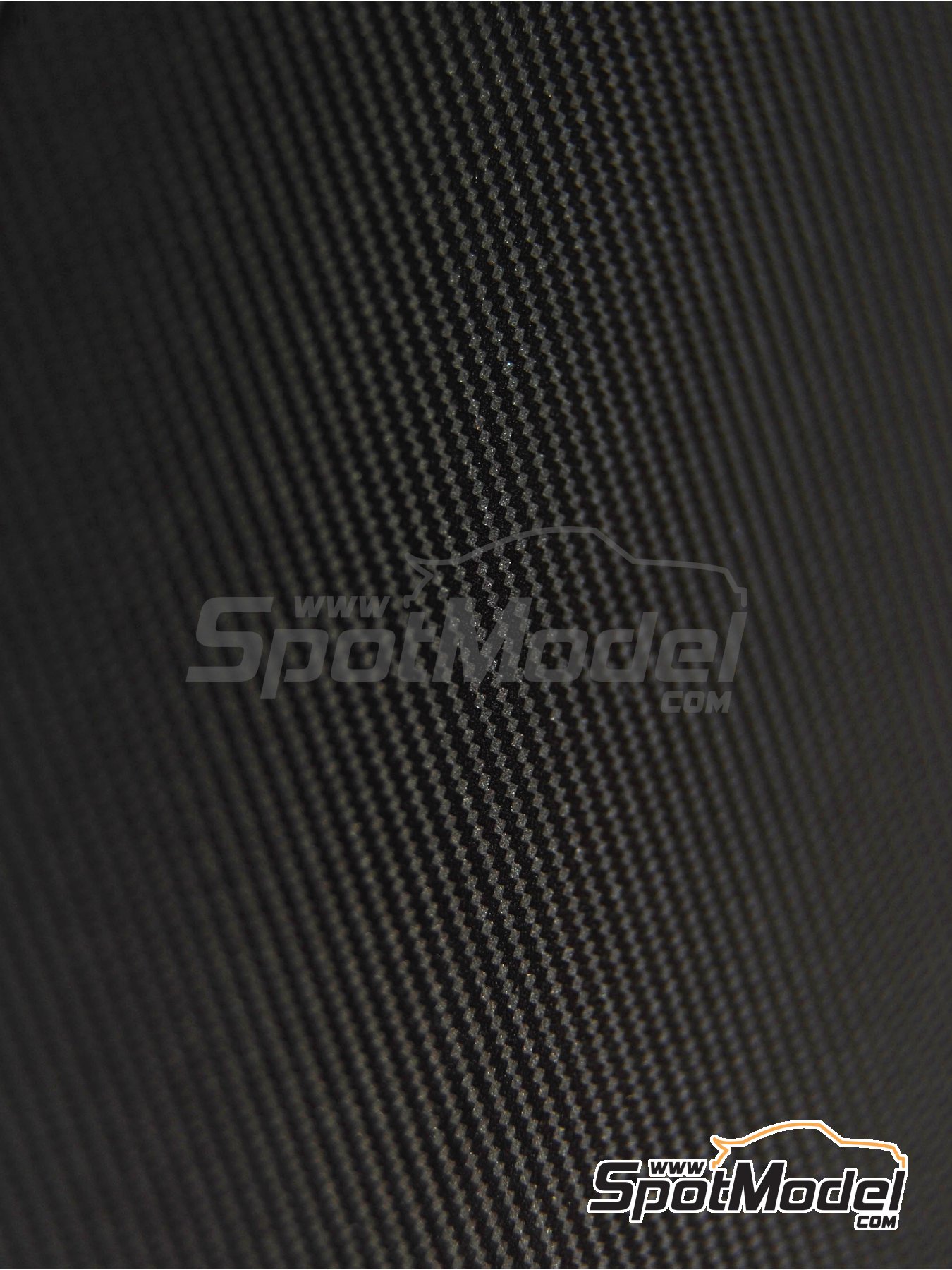 Scale Motorsport 1020: Carbon fiber 1/20 scale - Large size twill weave carbon fiber pattern in black and pewter | SpotModel