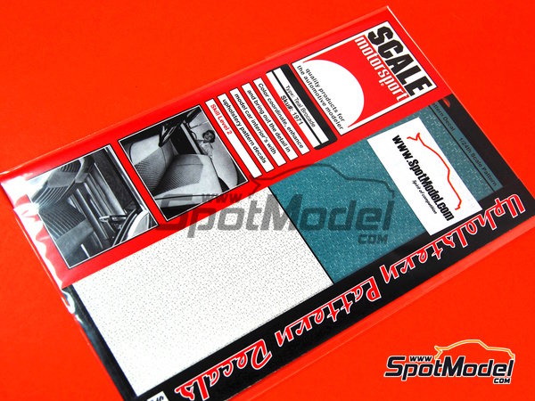Image 1: Teal brocade Upholstery | Decals manufactured by Scale Motorsport (ref.&nbsp;SM1971, also 1971)