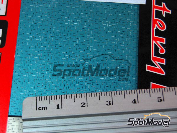 Image 3: Teal brocade Upholstery | Decals manufactured by Scale Motorsport (ref.&nbsp;SM1971, also 1971)